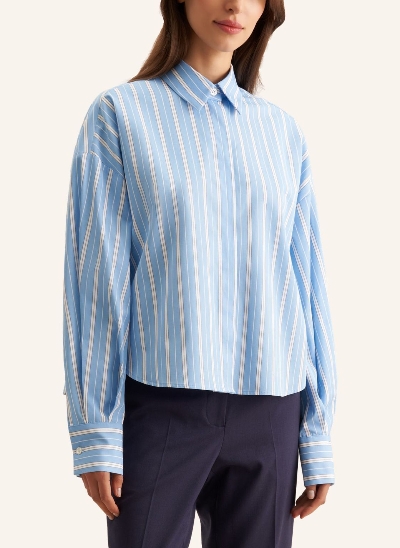 seidensticker Hemdbluse: BLAU