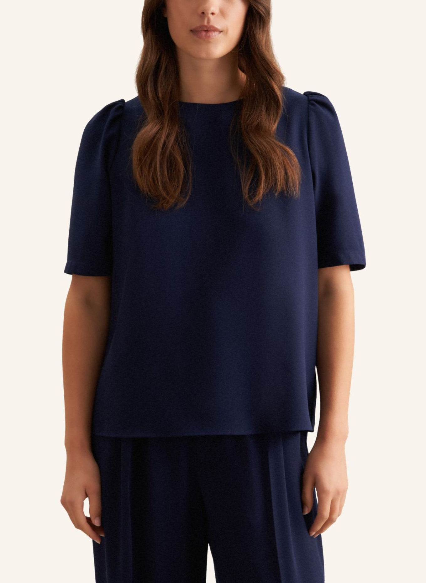 seidensticker Shirtbluse: DUNKELBLAU