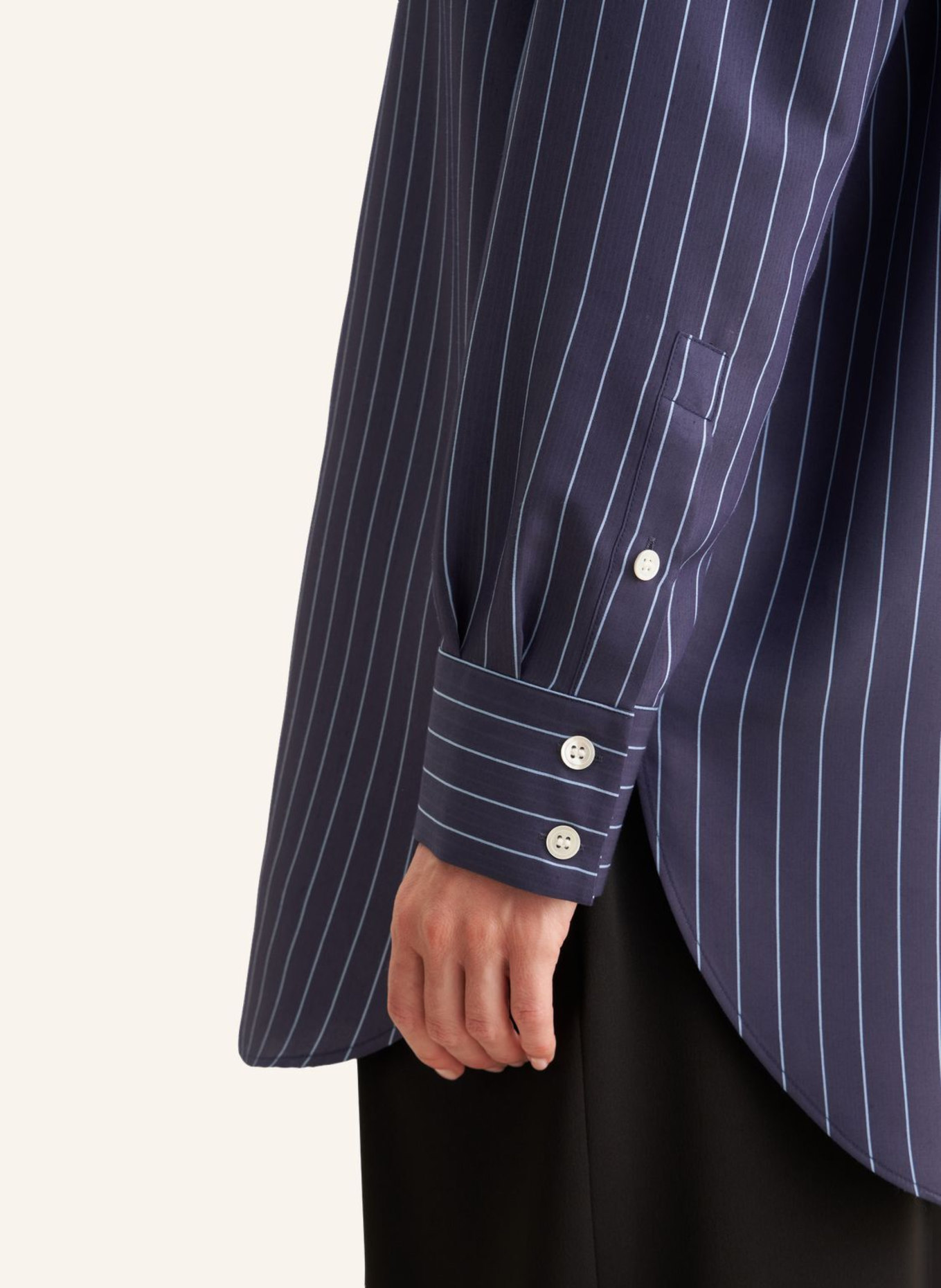 seidensticker Longbluse: DUNKELBLAU