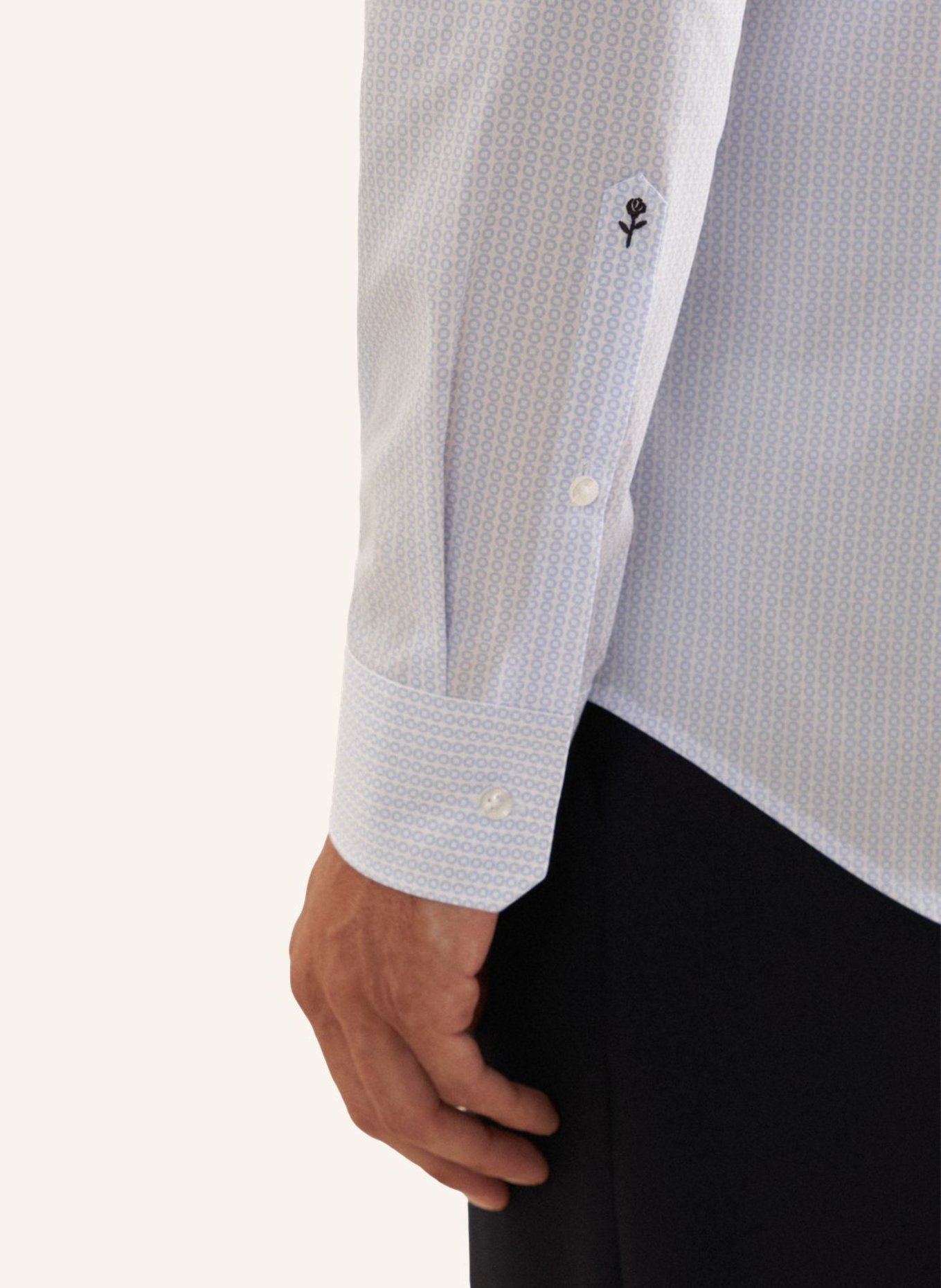 seidensticker Business Hemd Slim Fit: HELLBLAU