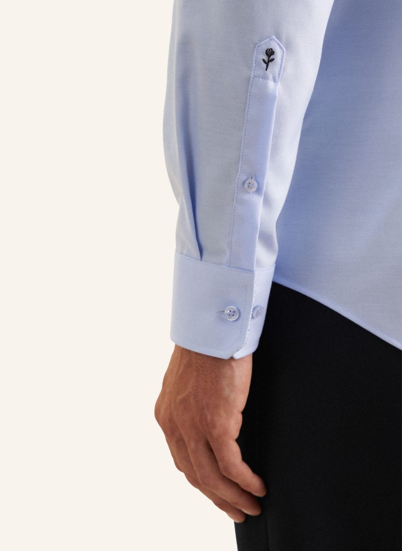 seidensticker Business Hemd Slim Fit: HELLBLAU