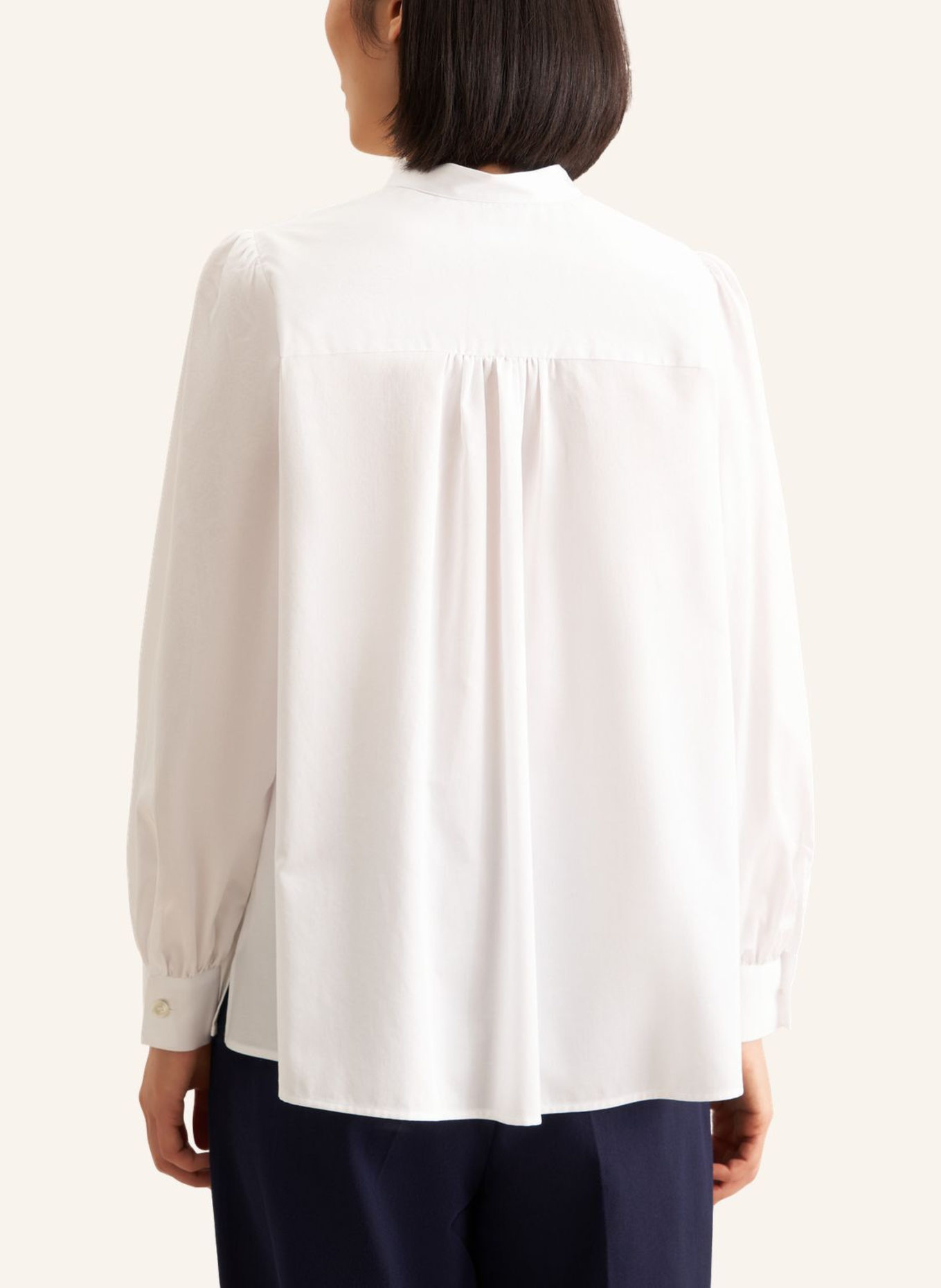 seidensticker Stehkragenbluse: WEISS