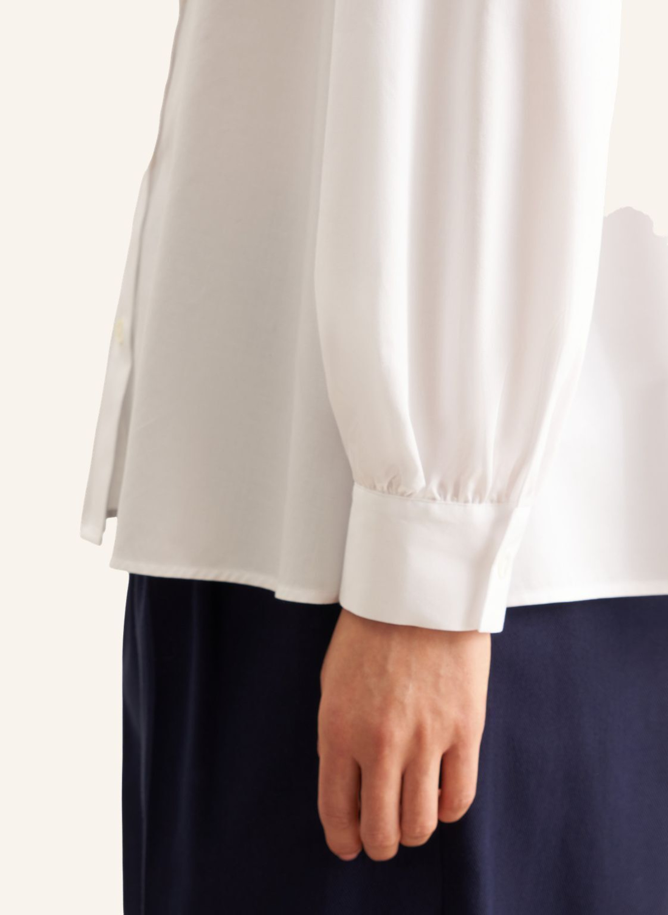 seidensticker Stehkragenbluse: WEISS