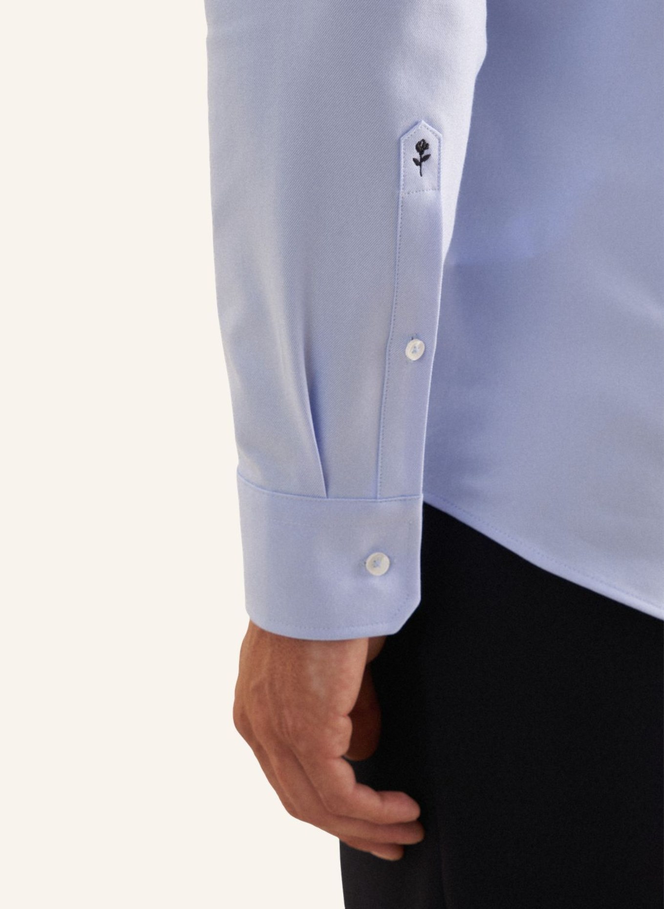 seidensticker Performance-Hemd Slim Fit: HELLBLAU