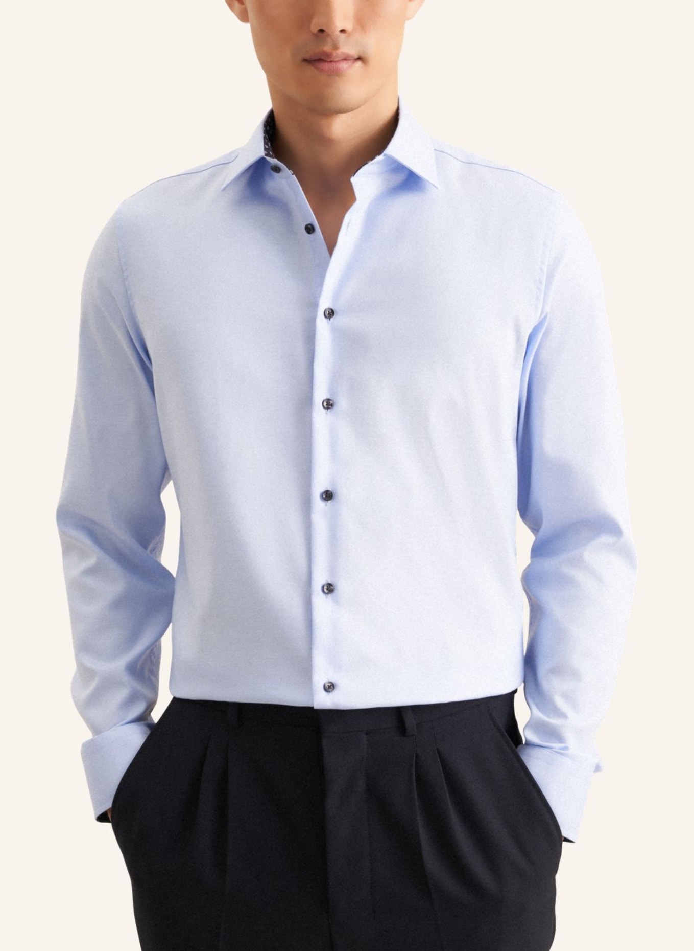 seidensticker Business Hemd Slim Fit: HELLBLAU