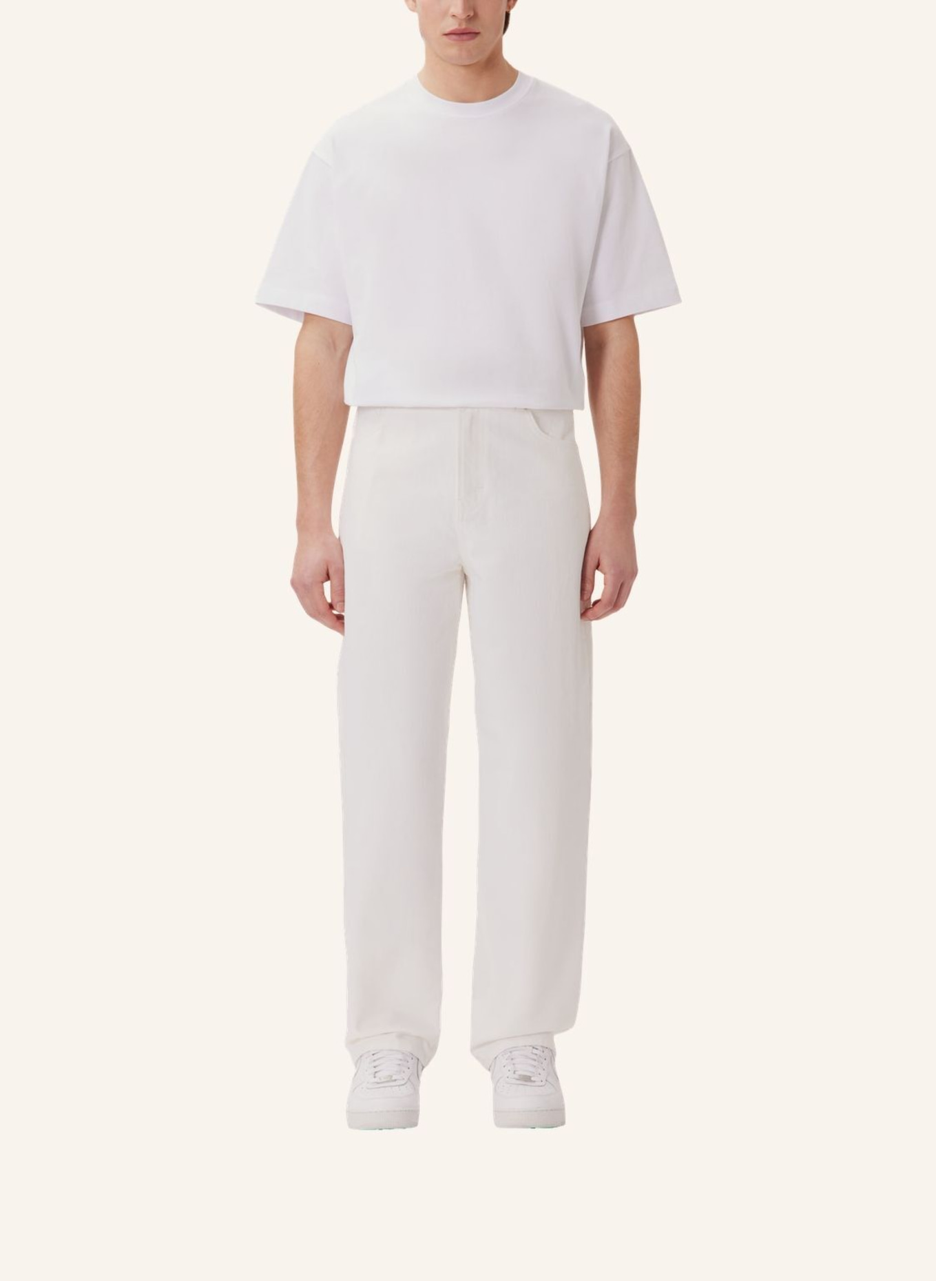 studio seidensticker 5-Pocket Denim Oversized: WEISS