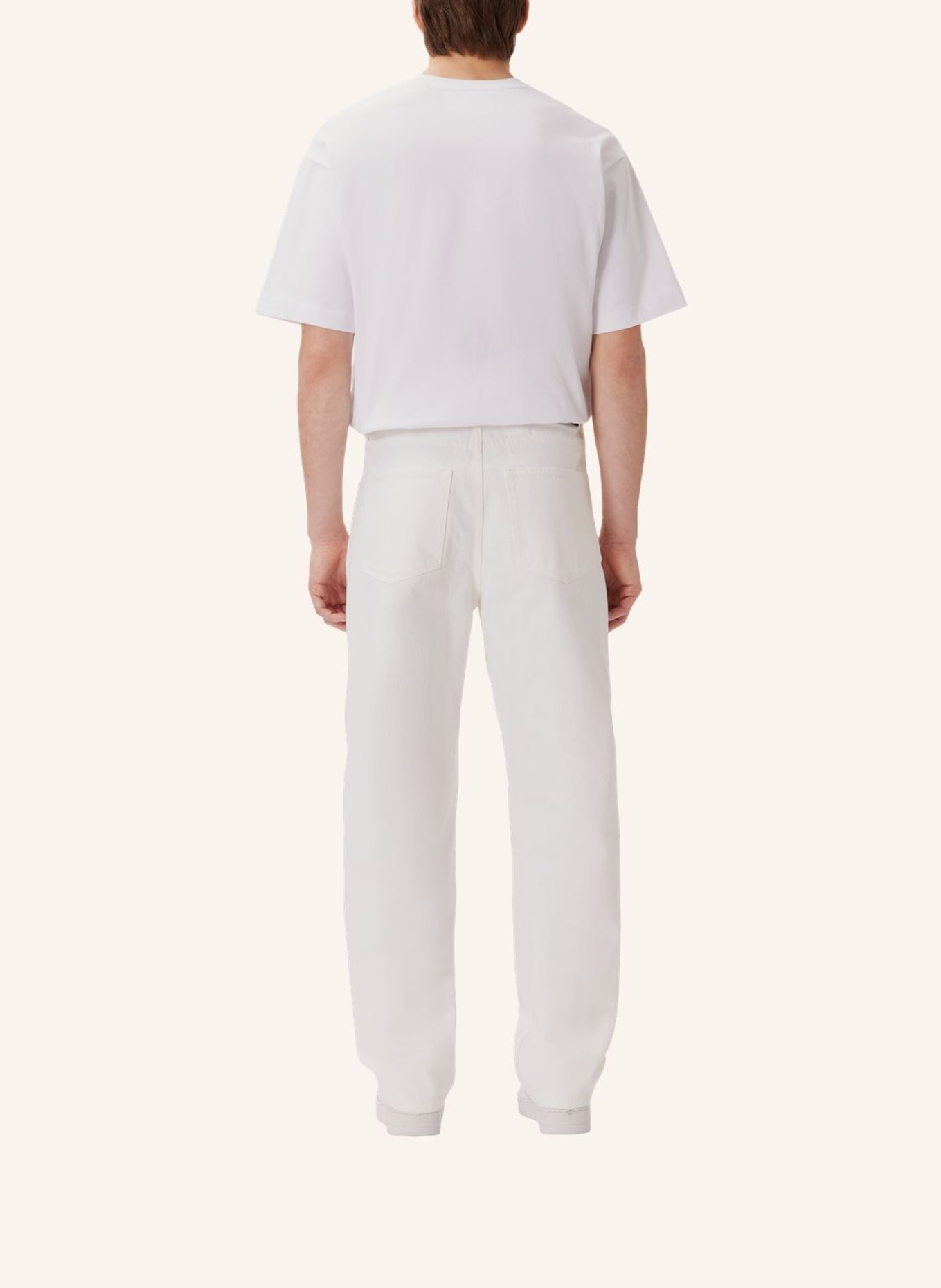 studio seidensticker 5-Pocket Denim Oversized: WEISS