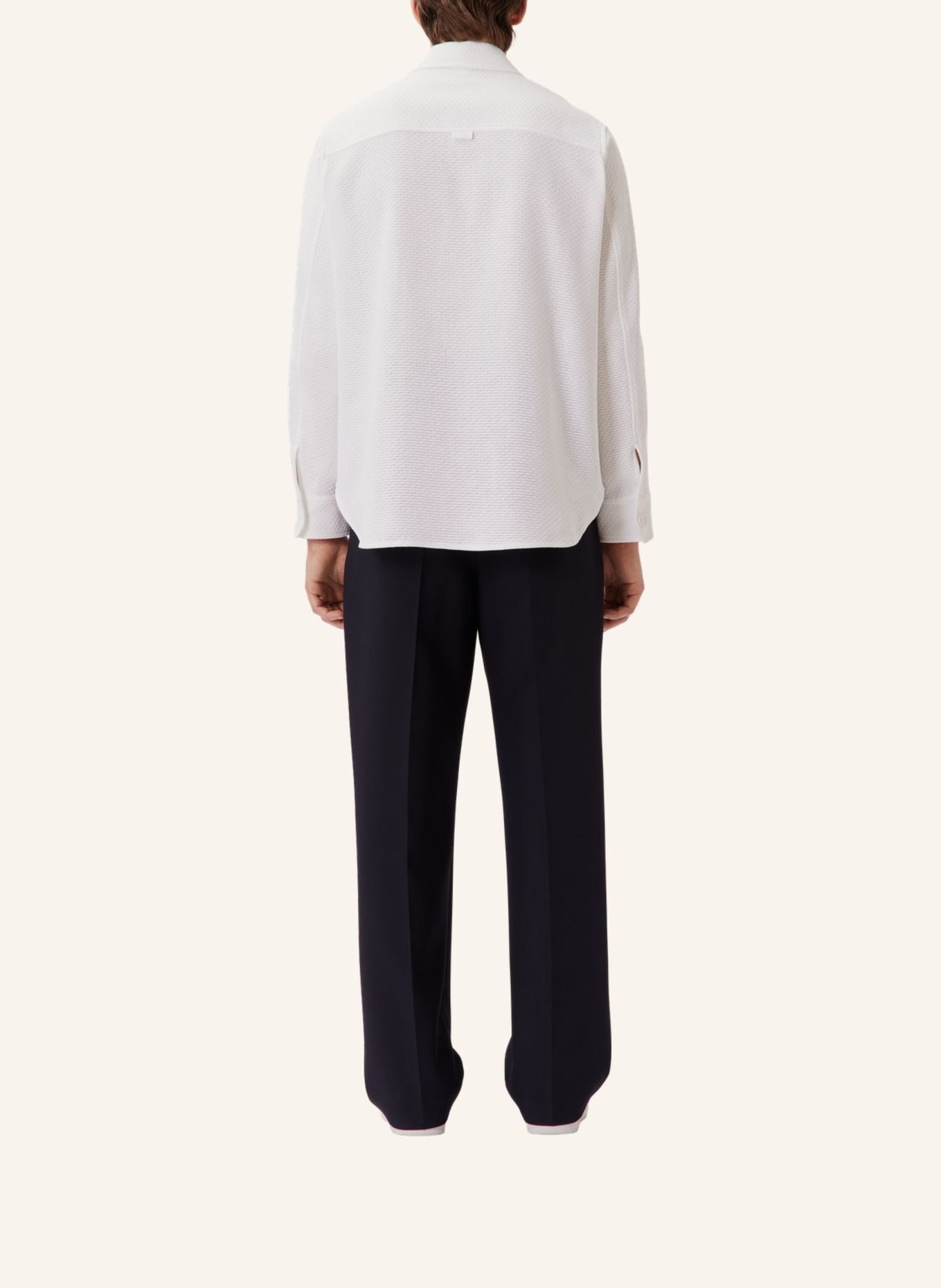 studio seidensticker Casual Hemd Regular Fit: WEISS