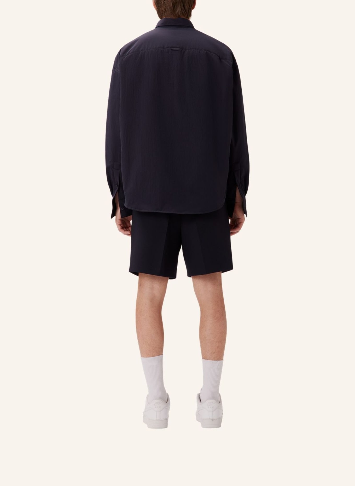 studio seidensticker Casual Hemd Oversized: DUNKELBLAU