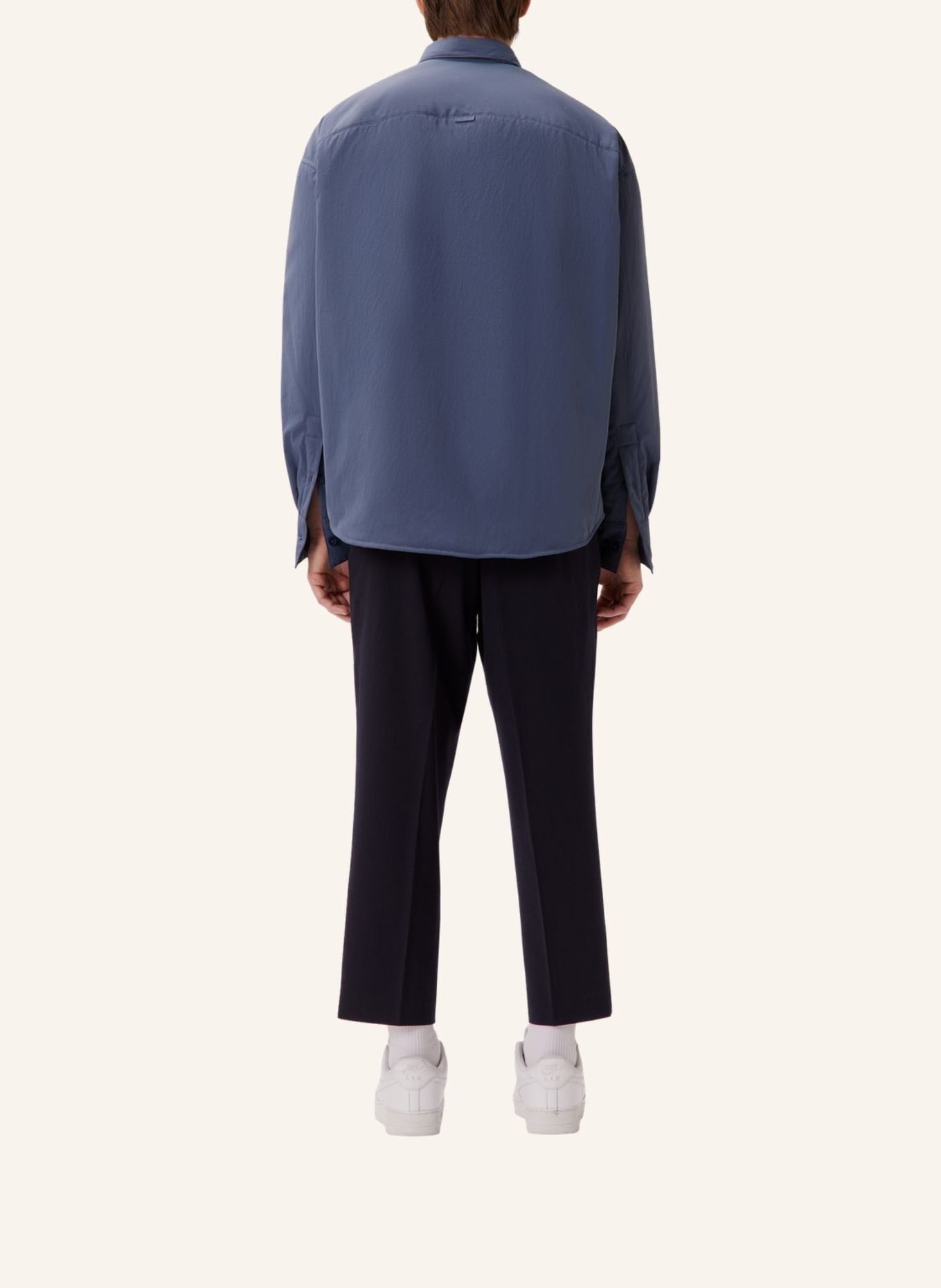 studio seidensticker Casual Hemd Oversized: GRAU