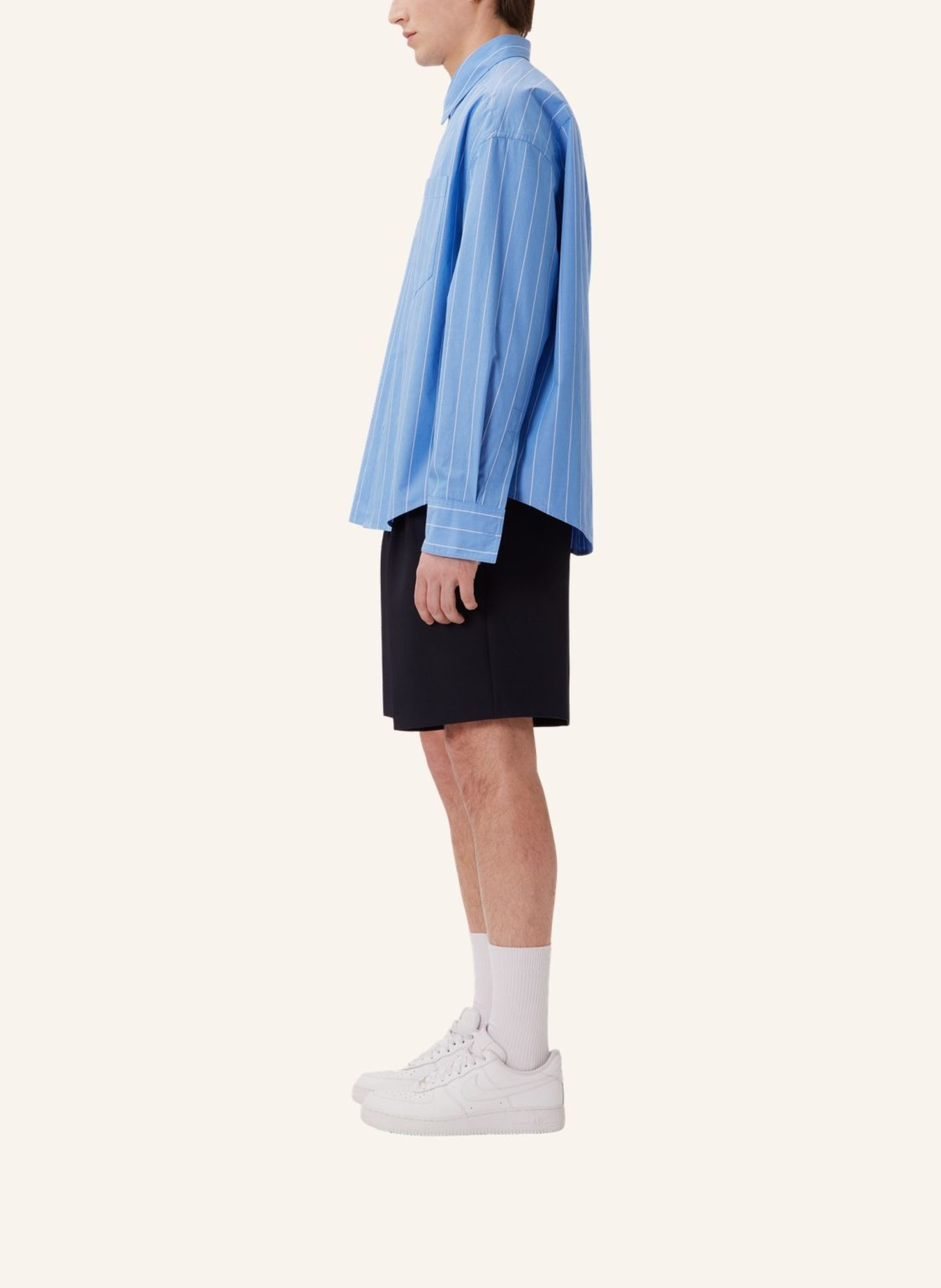 studio seidensticker Casual Hemd Oversized: BLAU