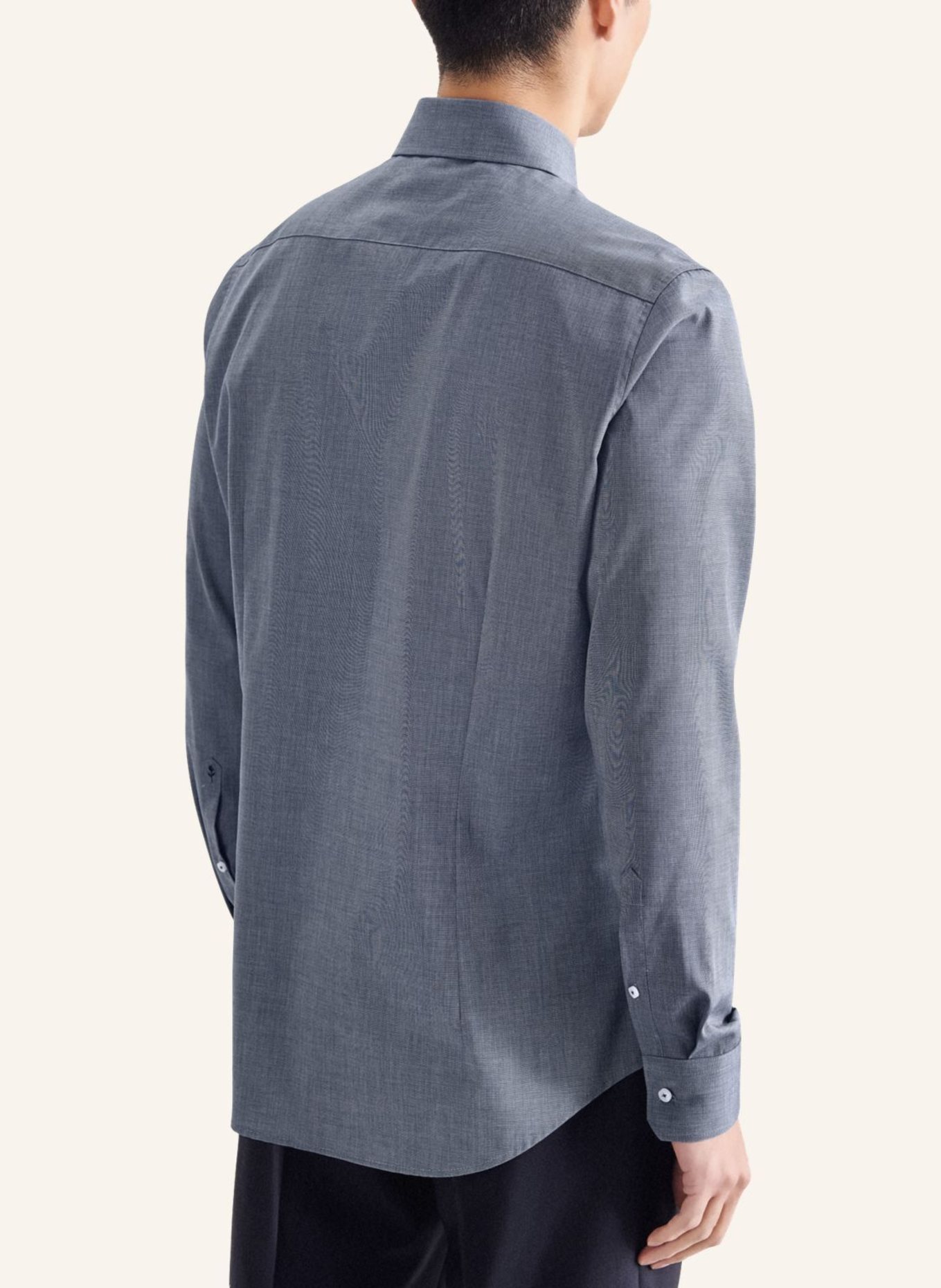 seidensticker Business Hemd Slim Fit: DUNKELBLAU