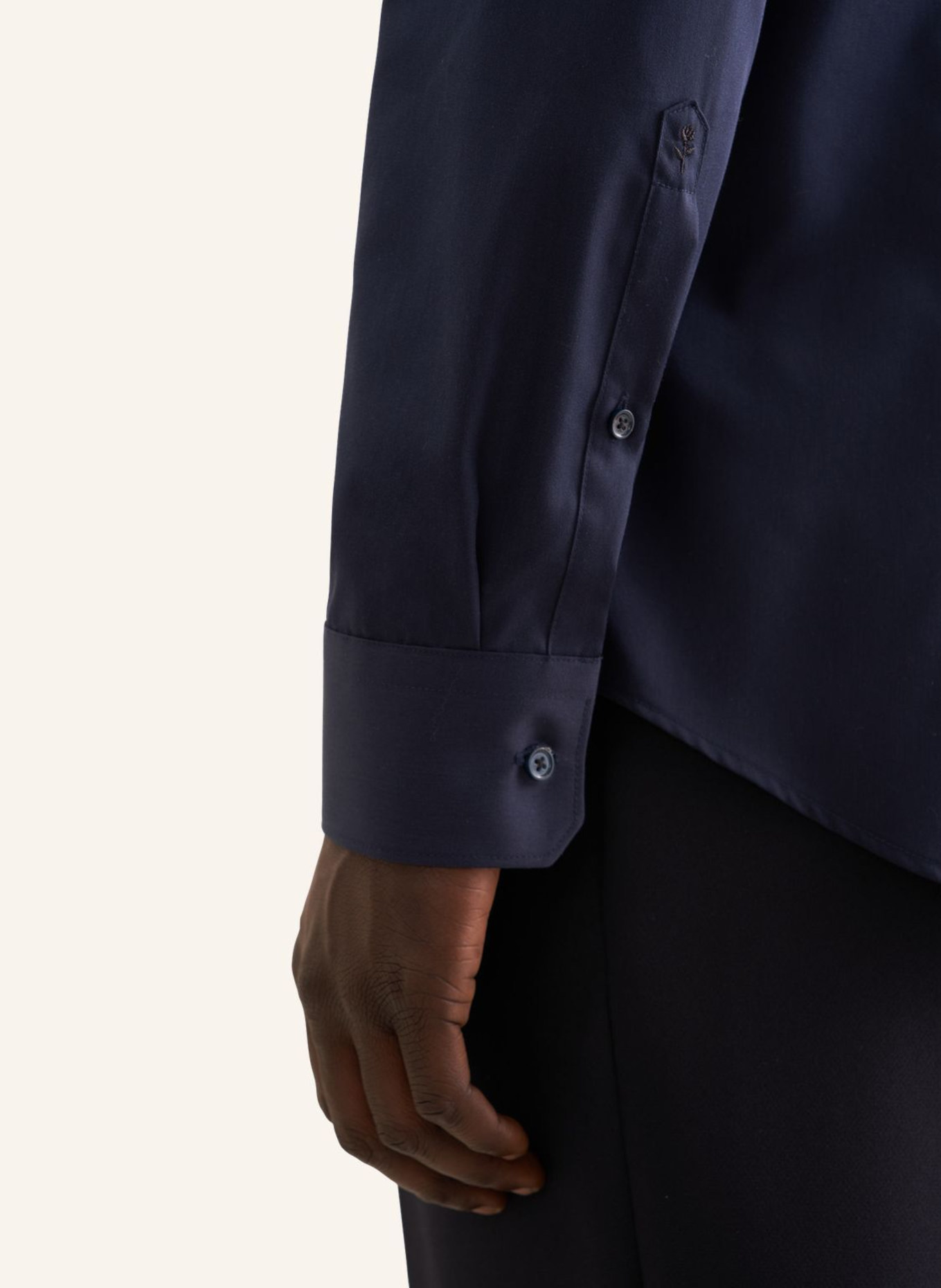 seidensticker Business Hemd Slim Fit: DUNKELBLAU