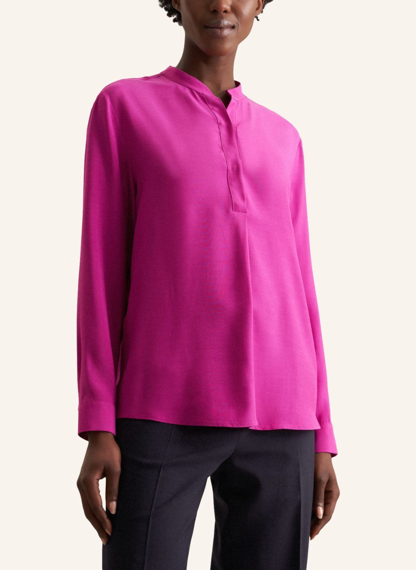 seidensticker Tunika, Stehkragenbluse: LILA