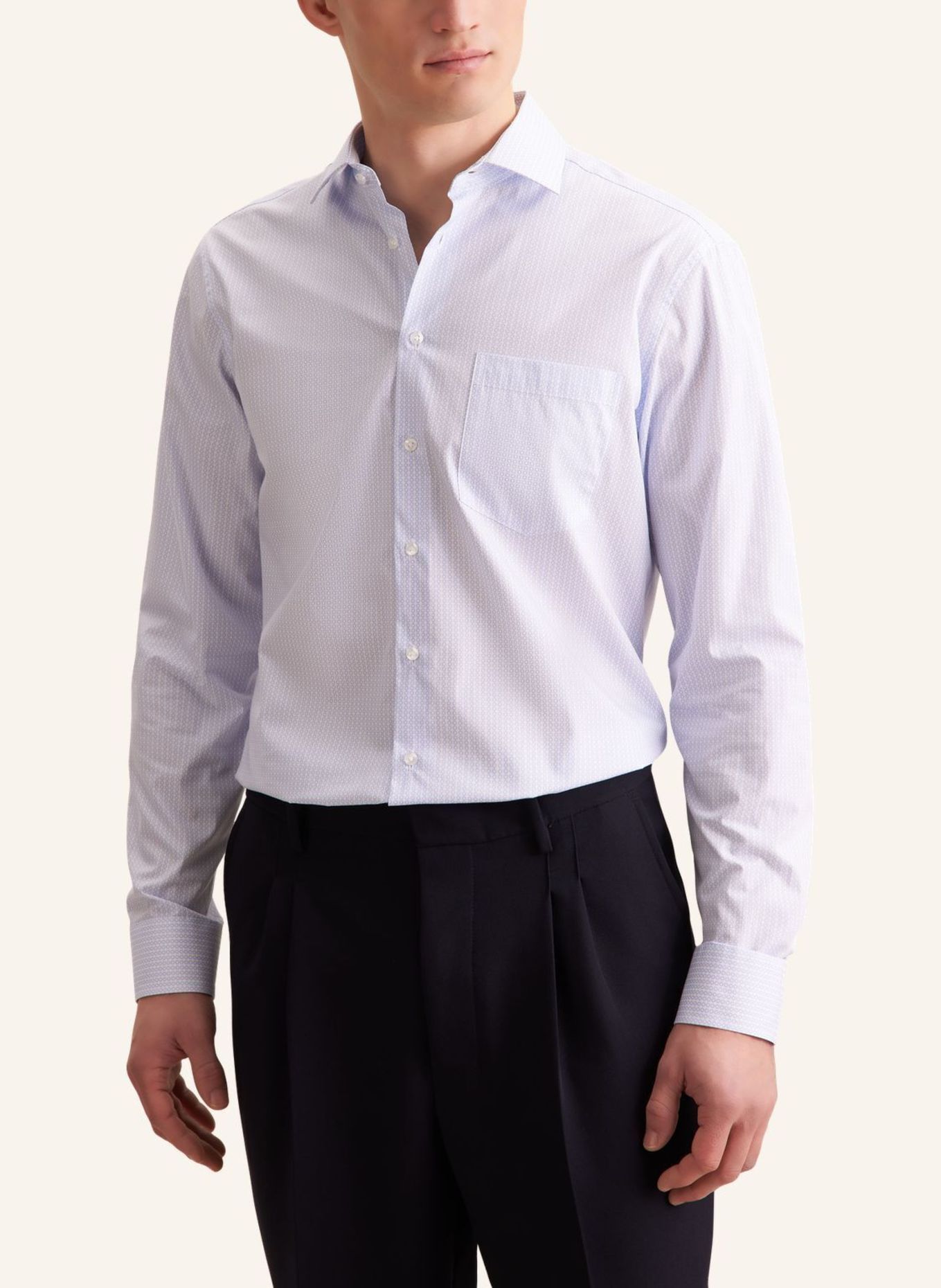 seidensticker Business Hemd Regular Fit: HELLBLAU