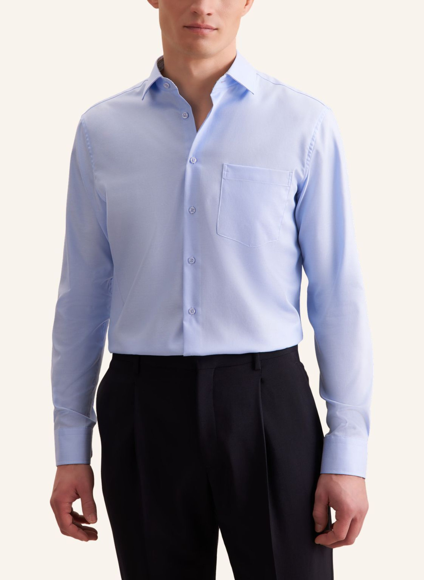 seidensticker Business Hemd Regular Fit: HELLBLAU