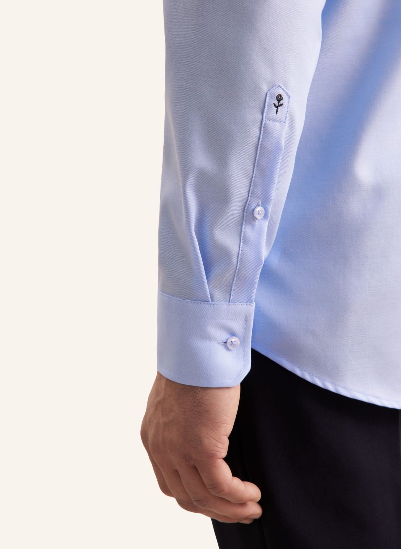 seidensticker Business Hemd Regular Fit: HELLBLAU