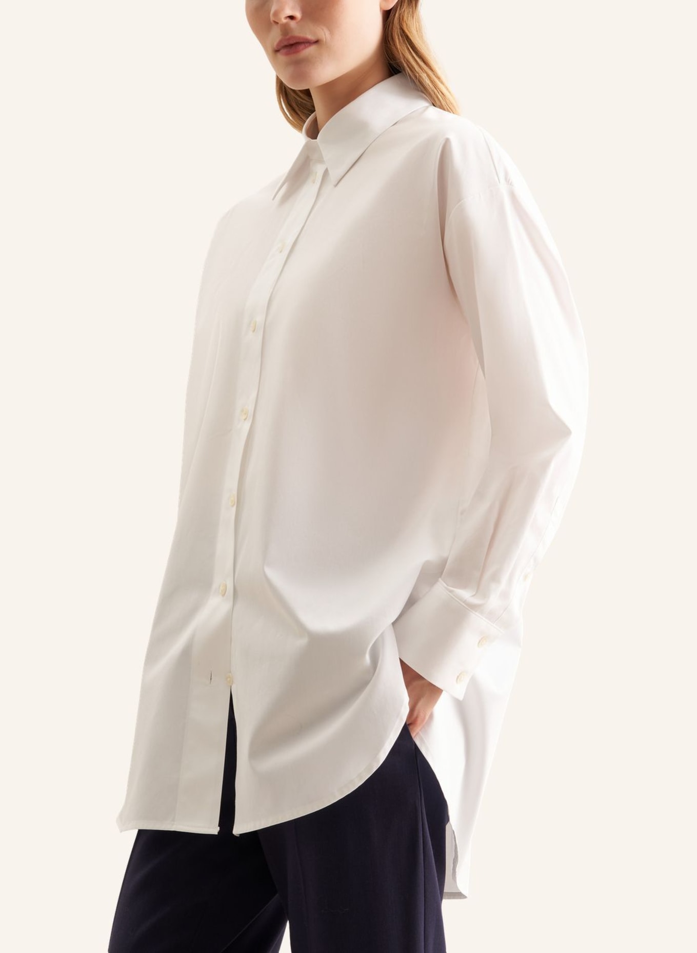 seidensticker Longbluse, Hemdbluse: WEISS