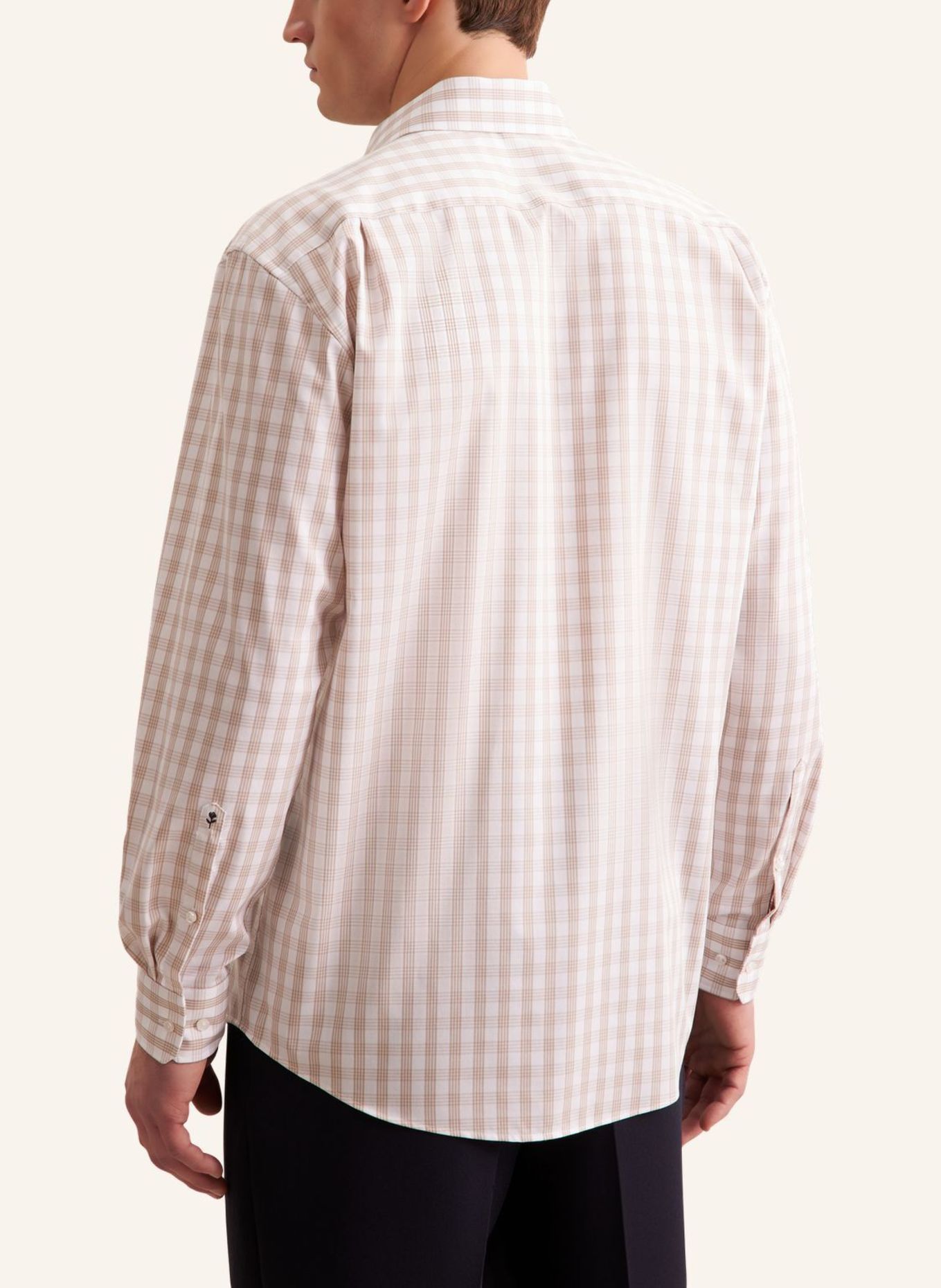 seidensticker Business Hemd Comfort Fit: BEIGE
