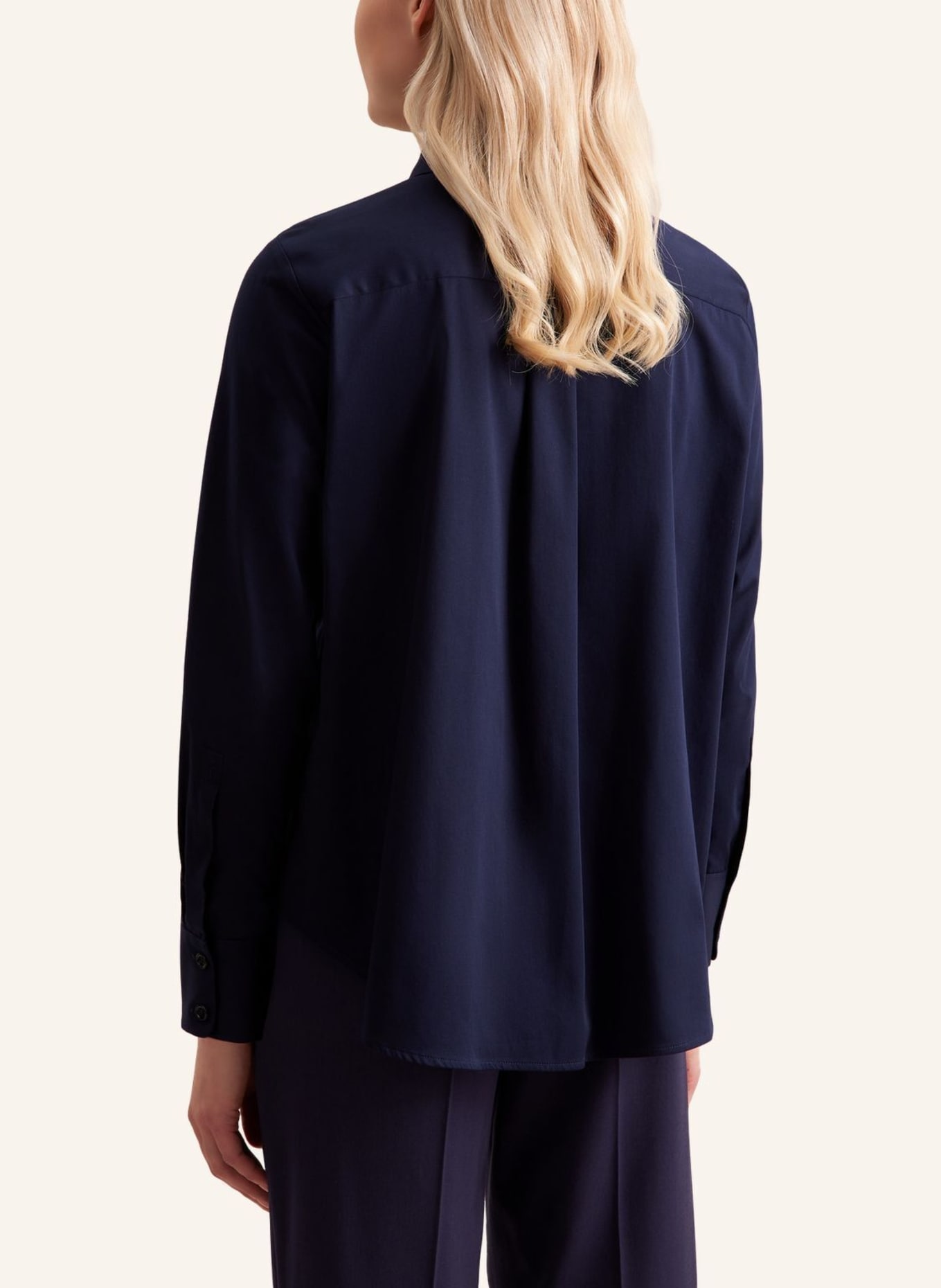 seidensticker Hemdbluse: DUNKELBLAU