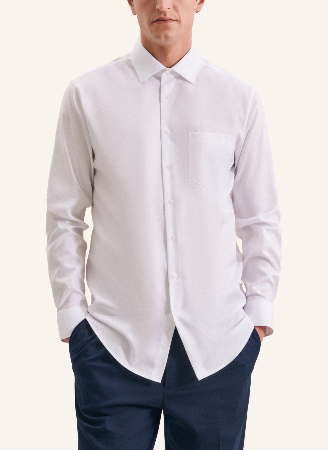 seidensticker Business Hemd Regular Fit: WEISS