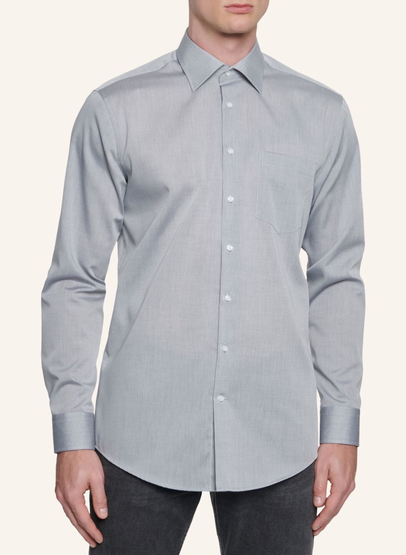 seidensticker Business Hemd Regular Fit: GRAU