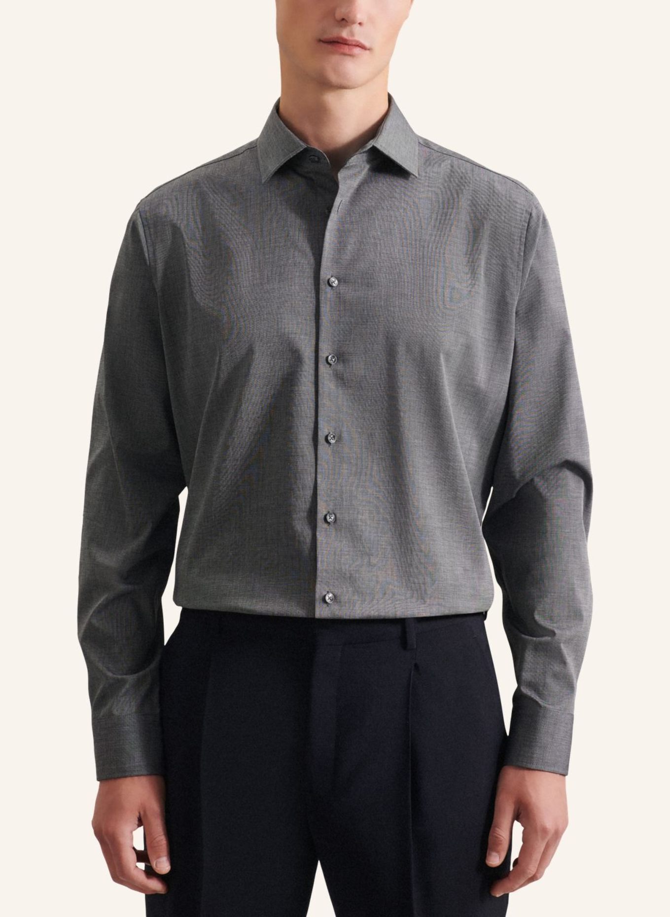 seidensticker Business Hemd Shaped Fit: GRAU