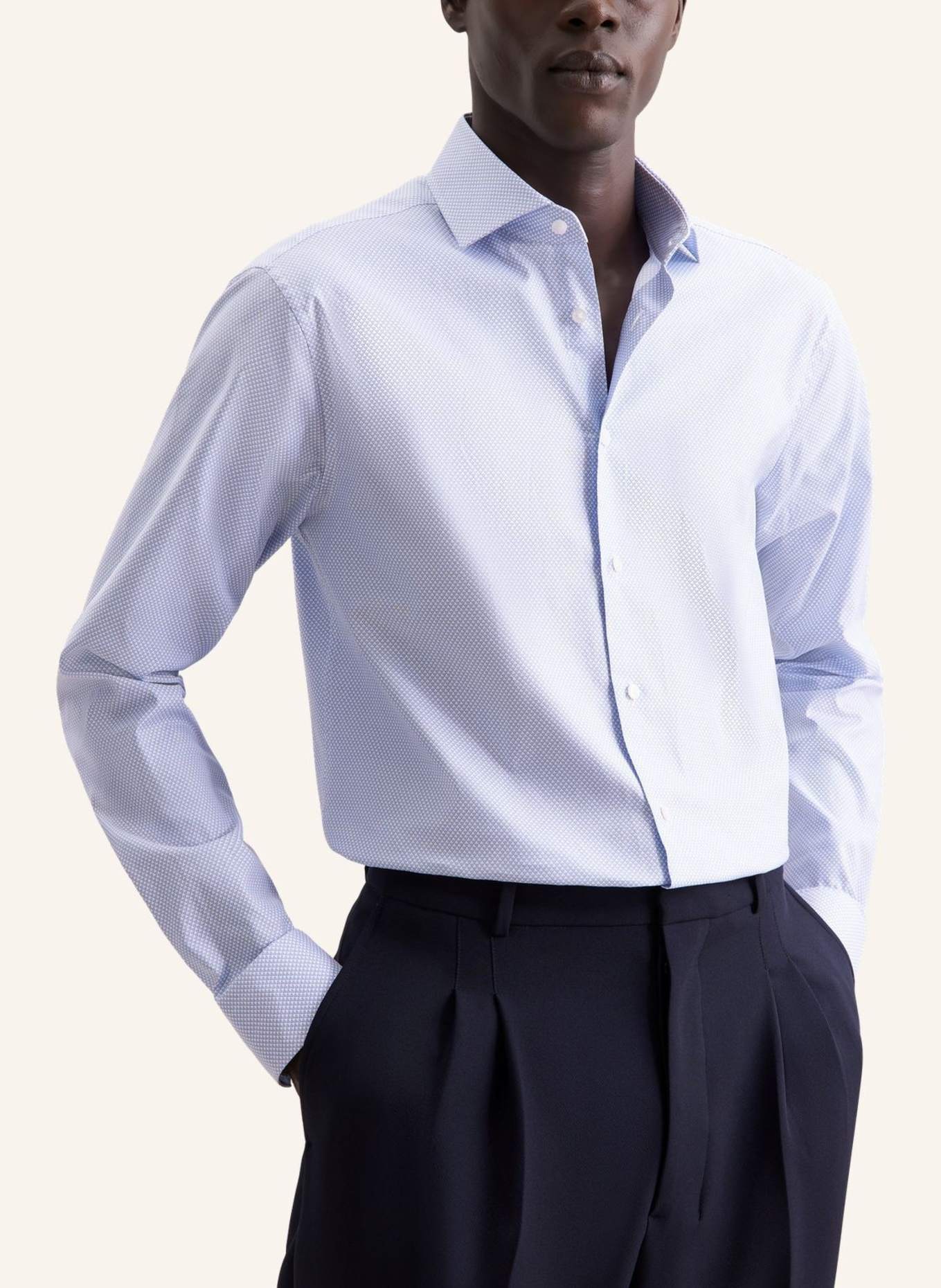 seidensticker Business Hemd Regular Fit: BLAU