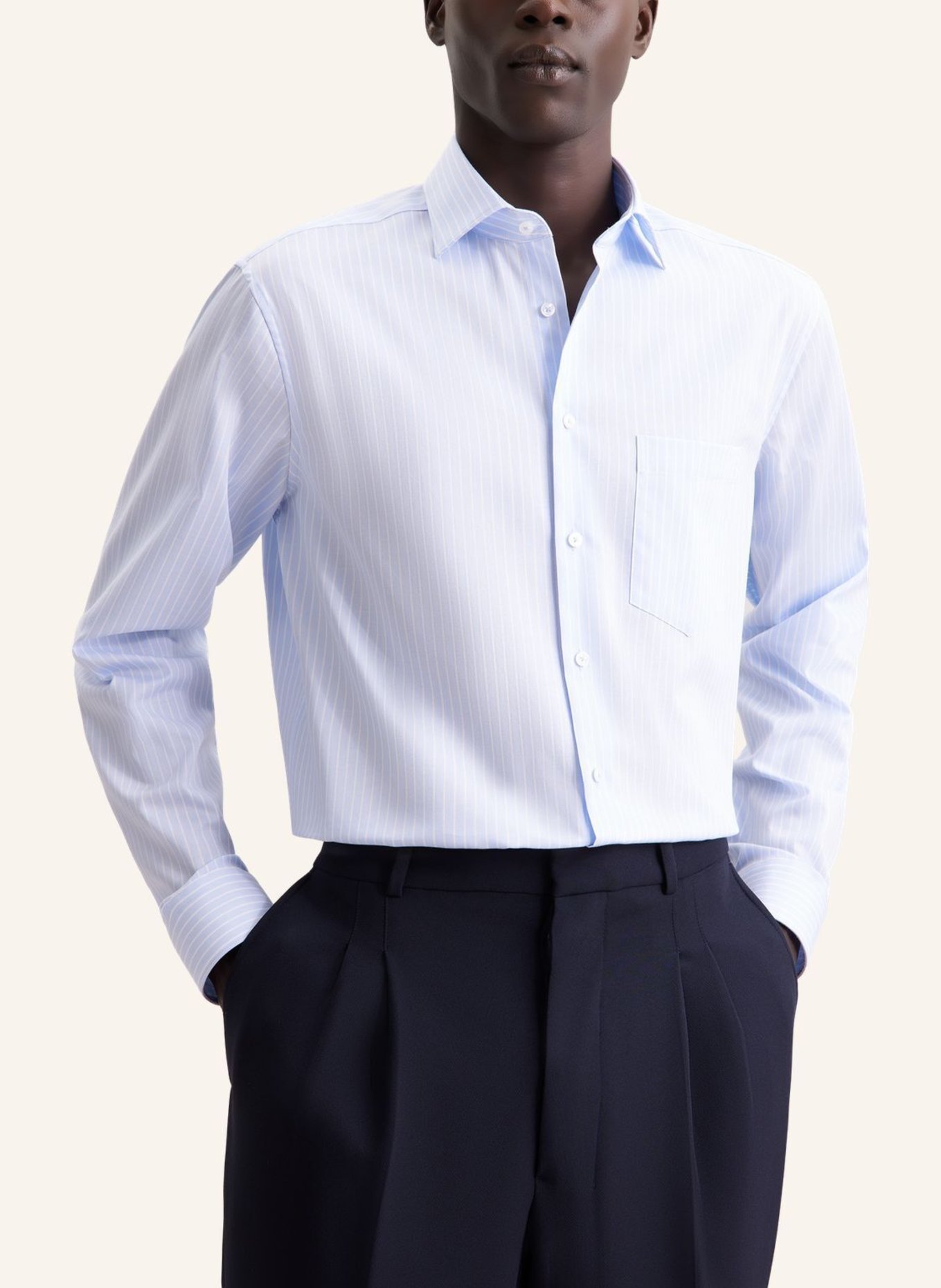 seidensticker Business Hemd Regular Fit: HELLBLAU