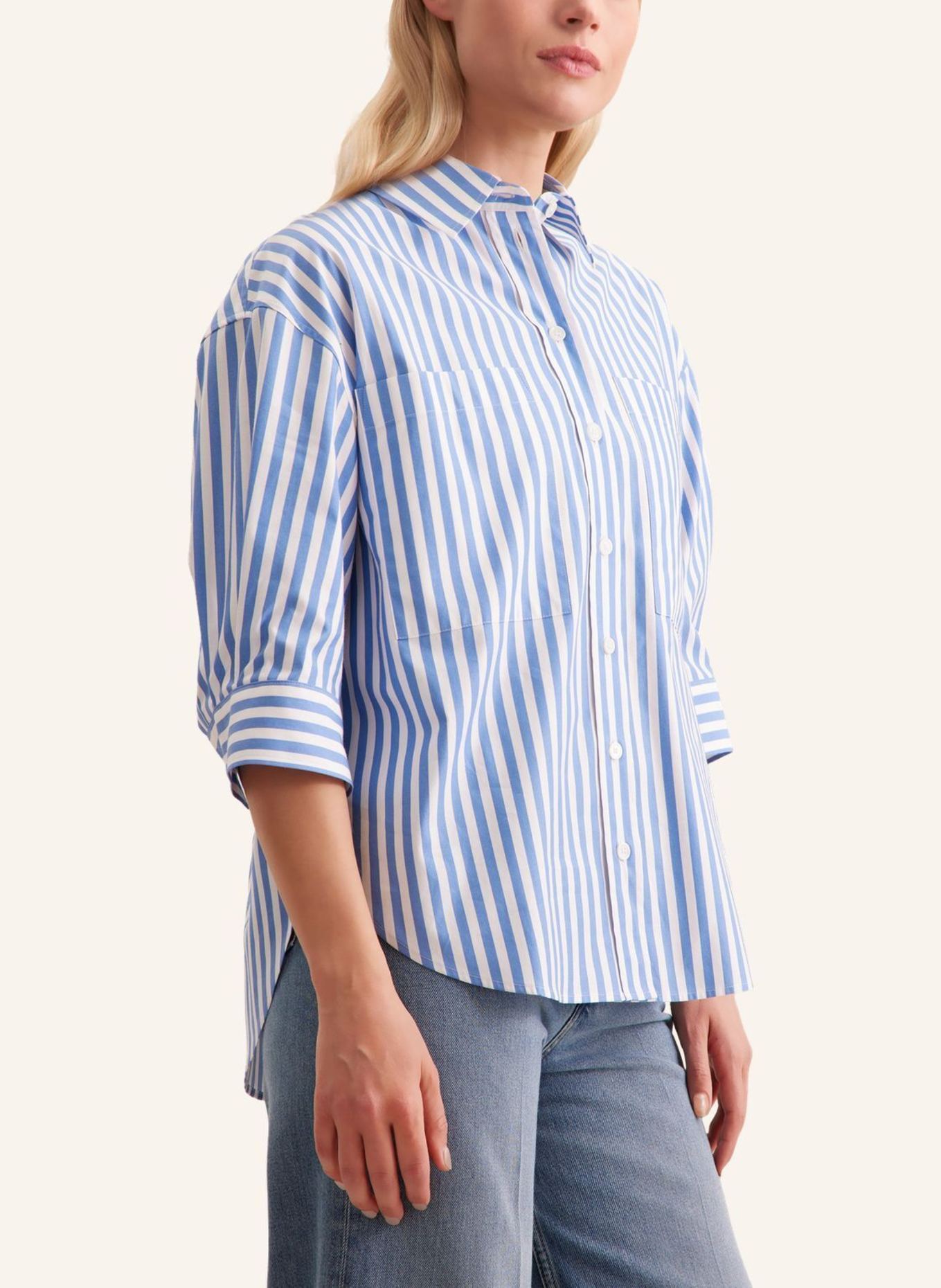 seidensticker Longbluse: HELLBLAU