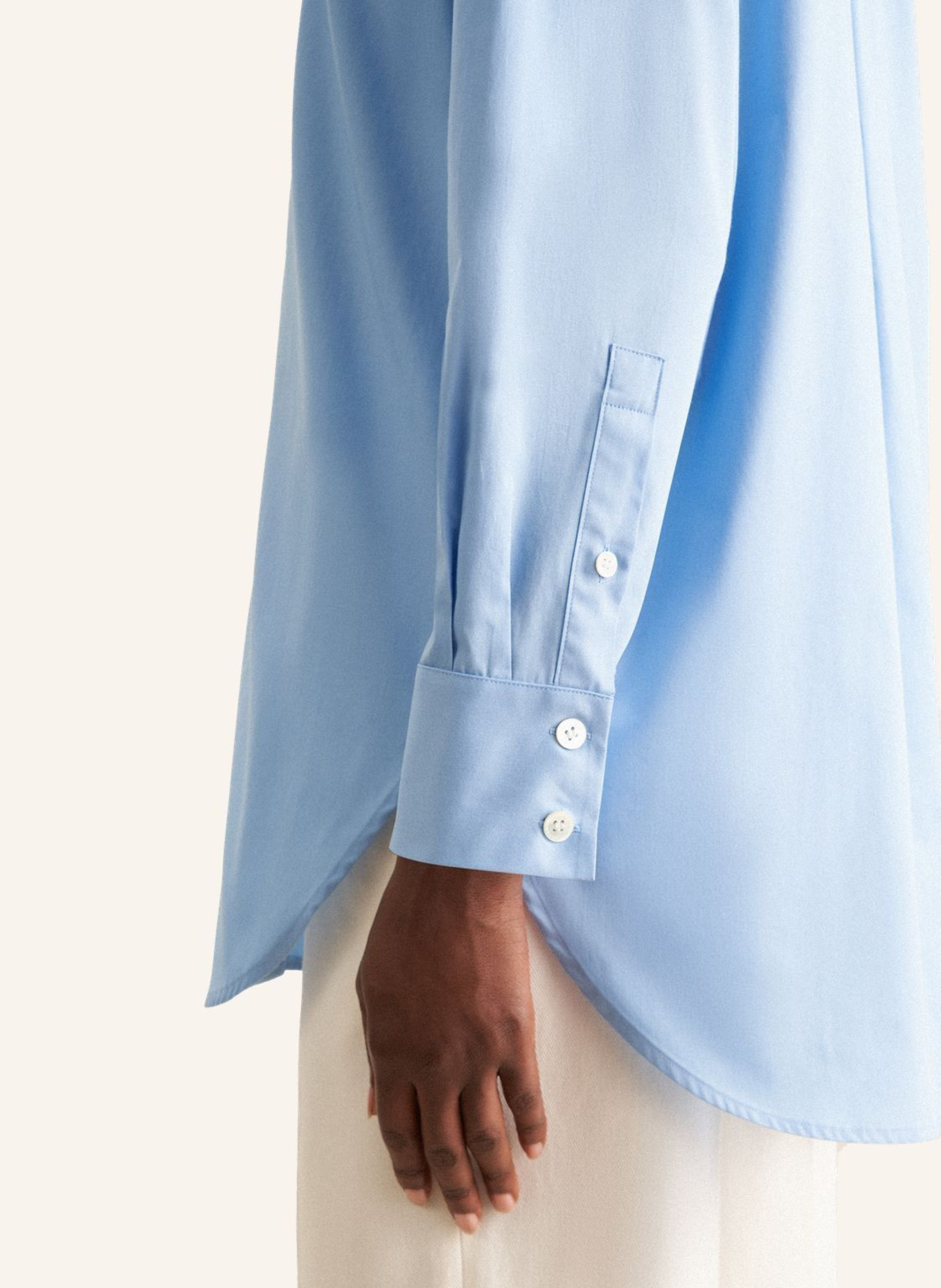 seidensticker Hemdbluse, Longbluse: BLAU