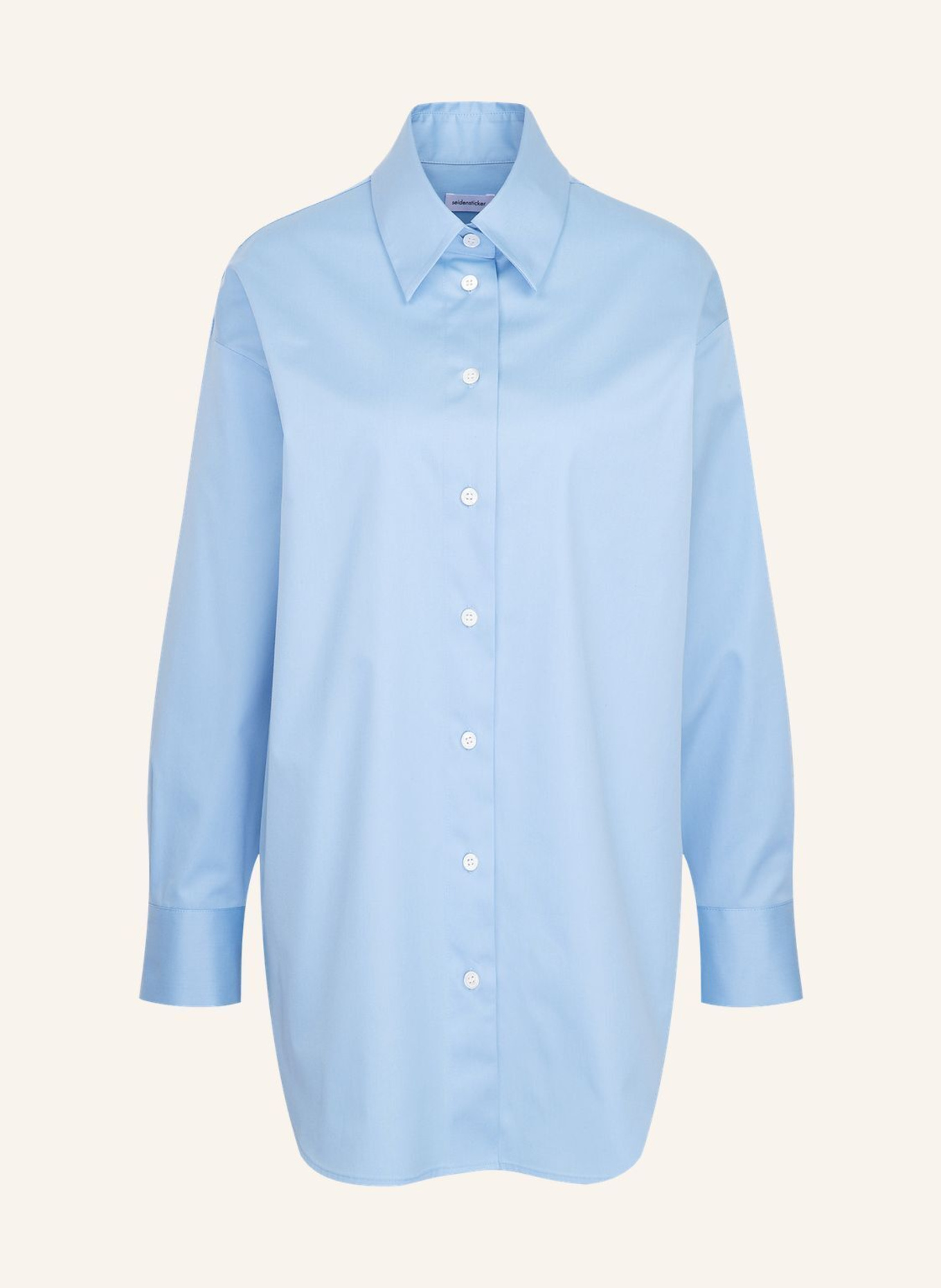 seidensticker Hemdbluse, Longbluse: BLAU