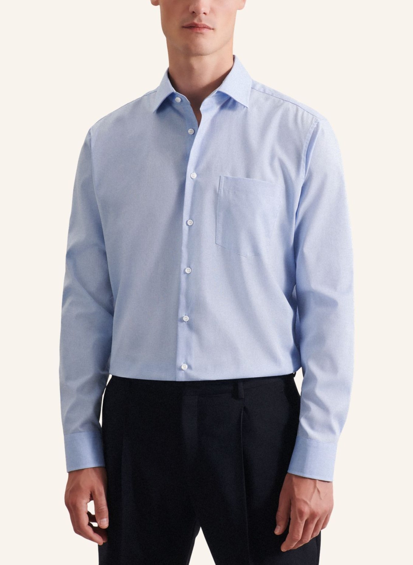 seidensticker Business Hemd Regular Fit: HELLBLAU