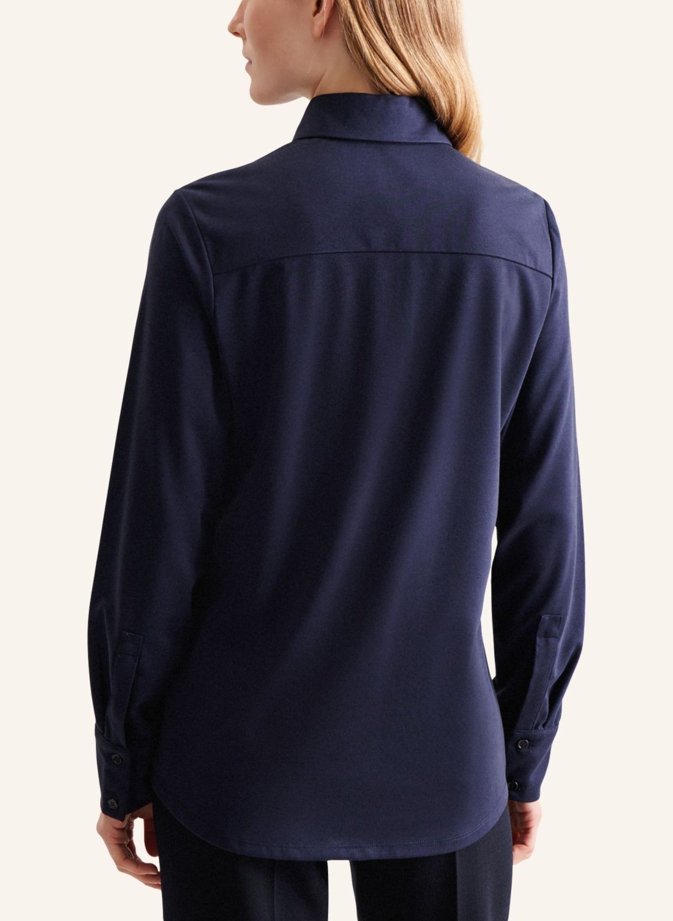 seidensticker Hemdbluse: DUNKELBLAU