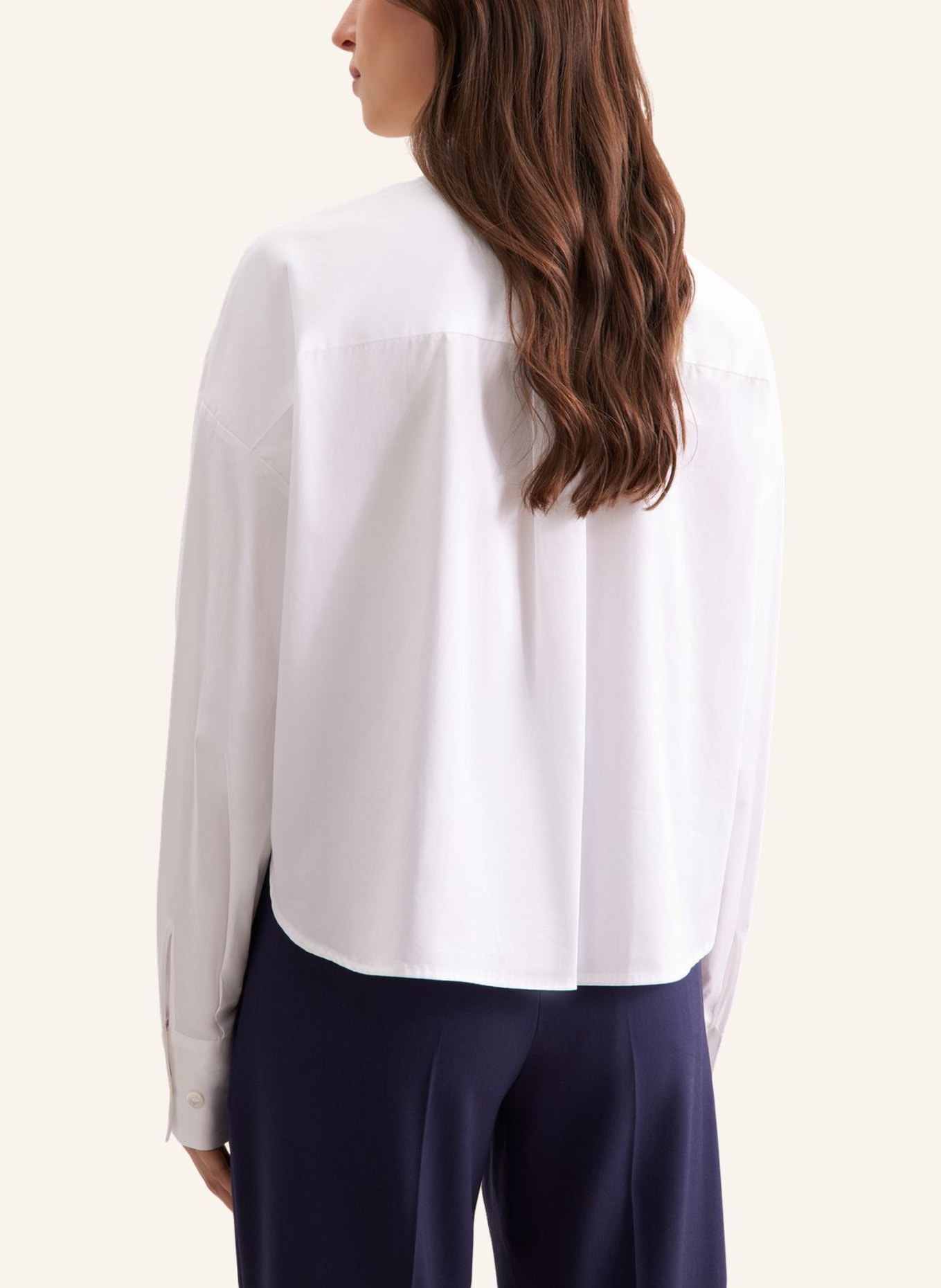 seidensticker Stehkragenbluse: WEISS