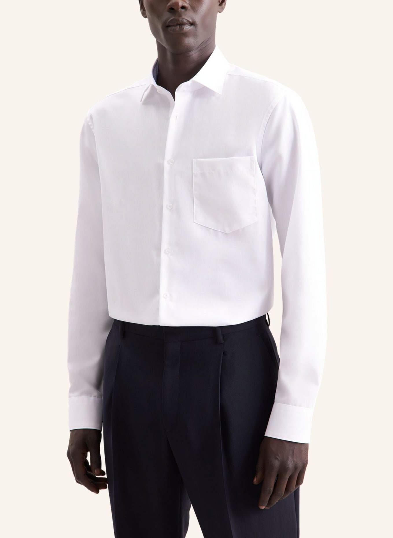 seidensticker , Business Hemd Regular Fit: WEISS
