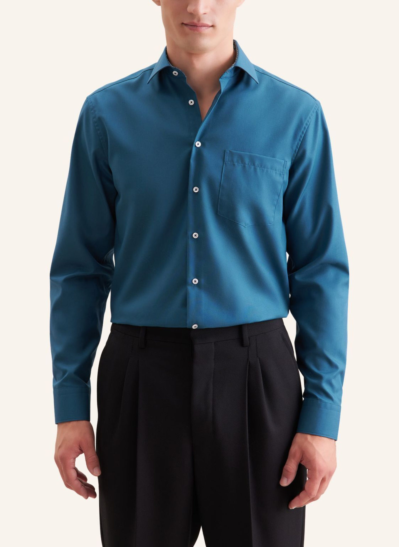 seidensticker Business Hemd Regular Fit: GRÜN