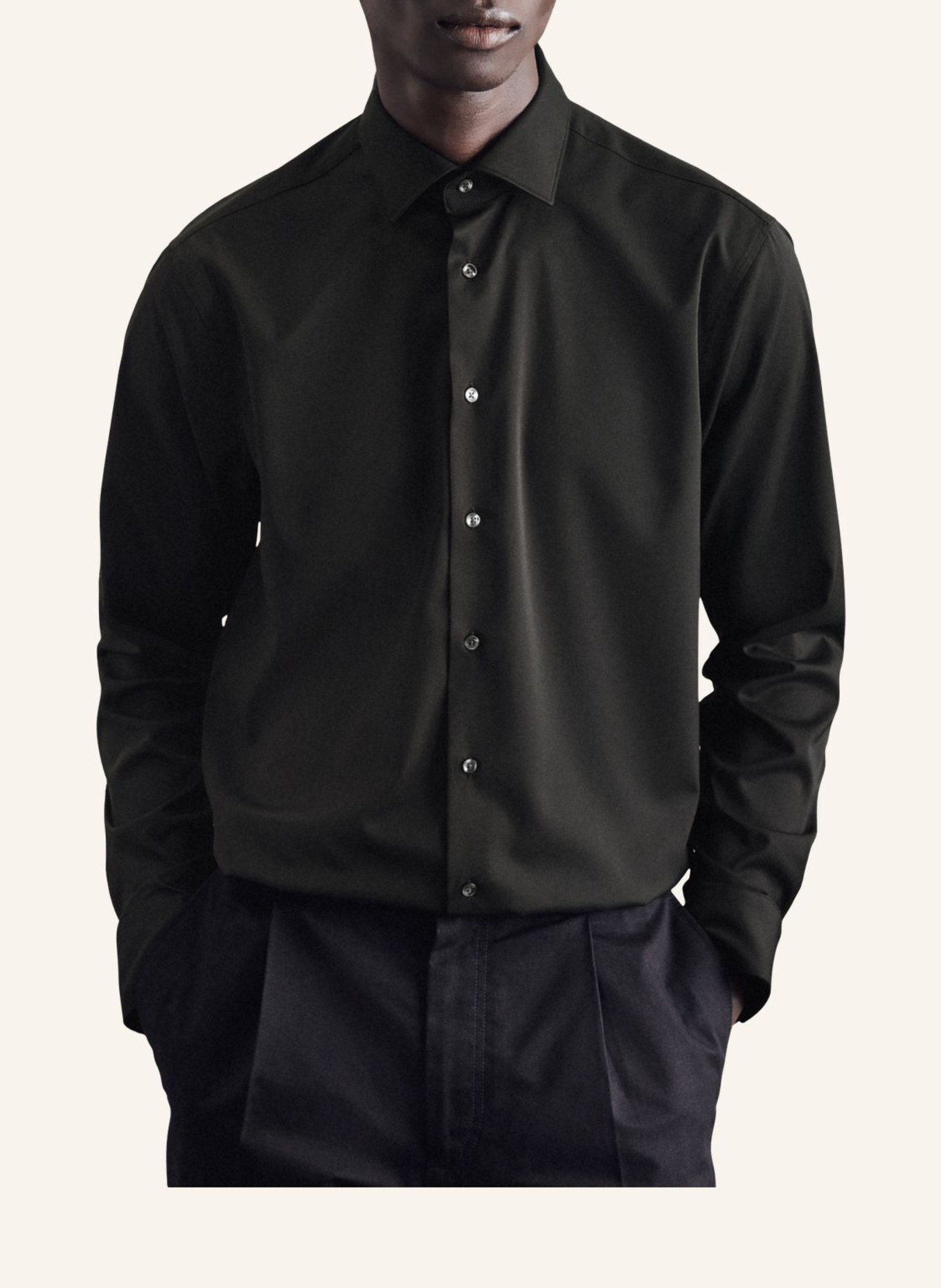 seidensticker Performancehemd, Performance-Hemd Regular Fit: SCHWARZ