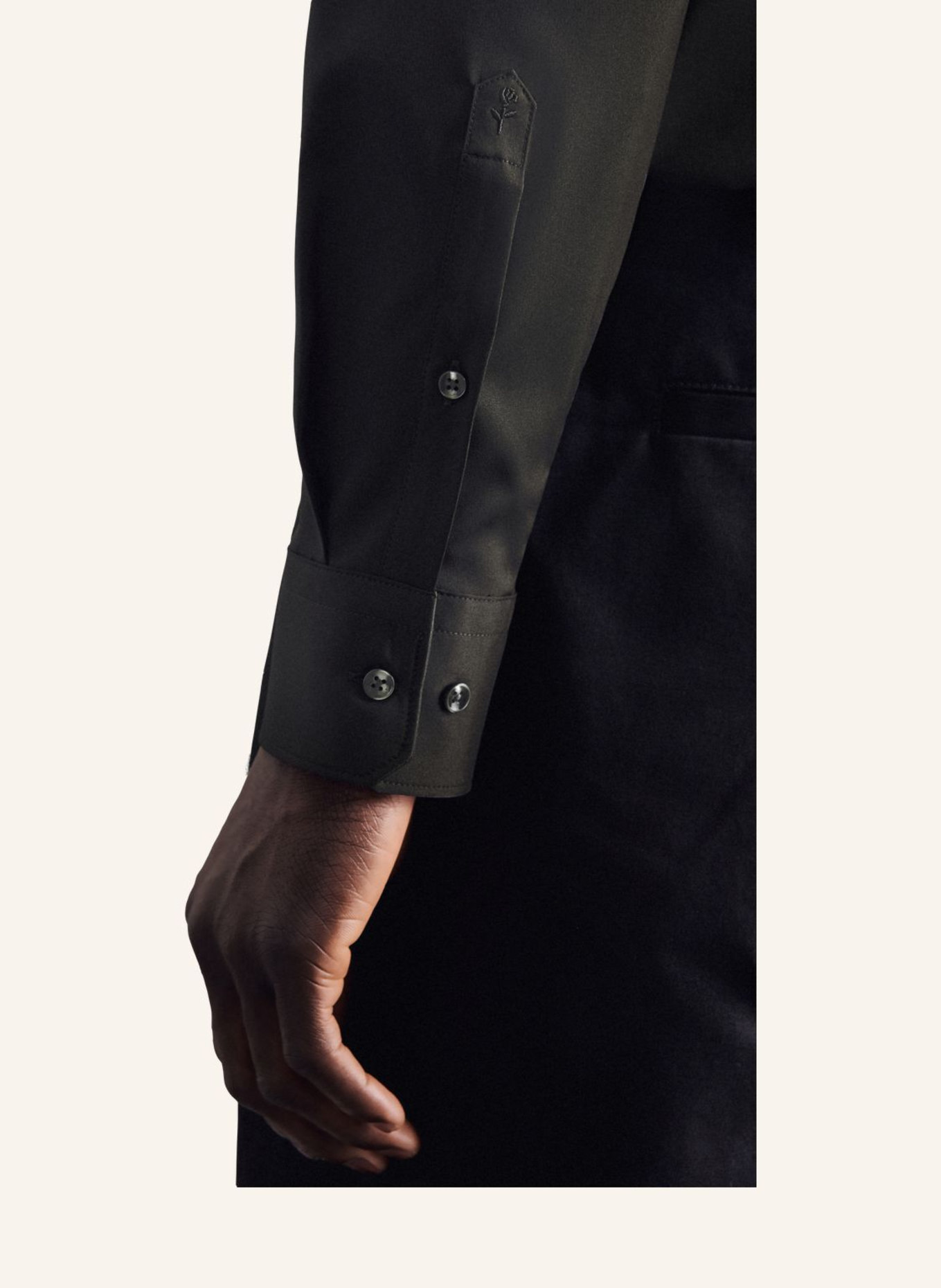 seidensticker Performancehemd, Performance-Hemd Regular Fit: SCHWARZ
