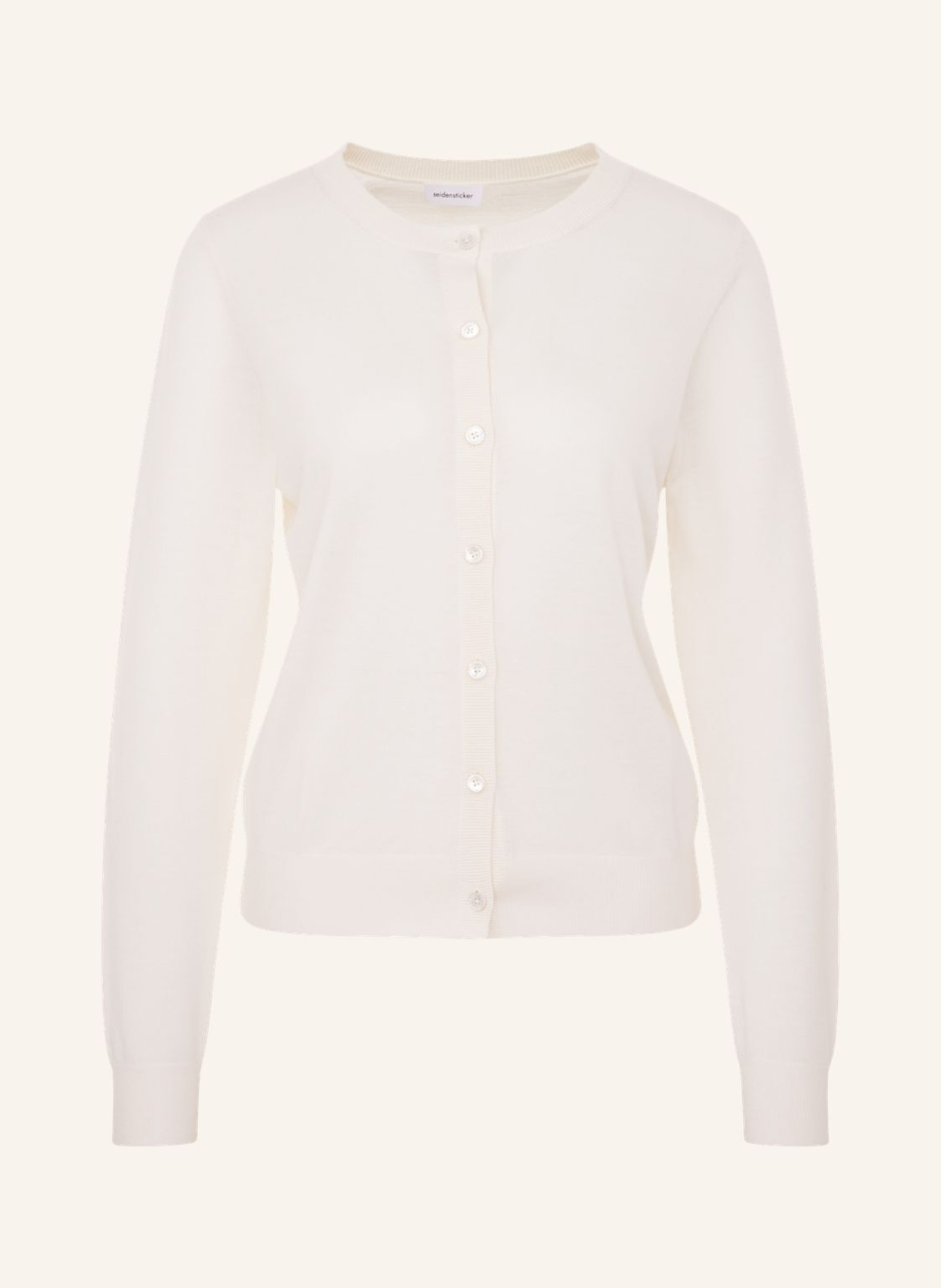 seidensticker , Strick-Jacke, Cardigan: ECRU