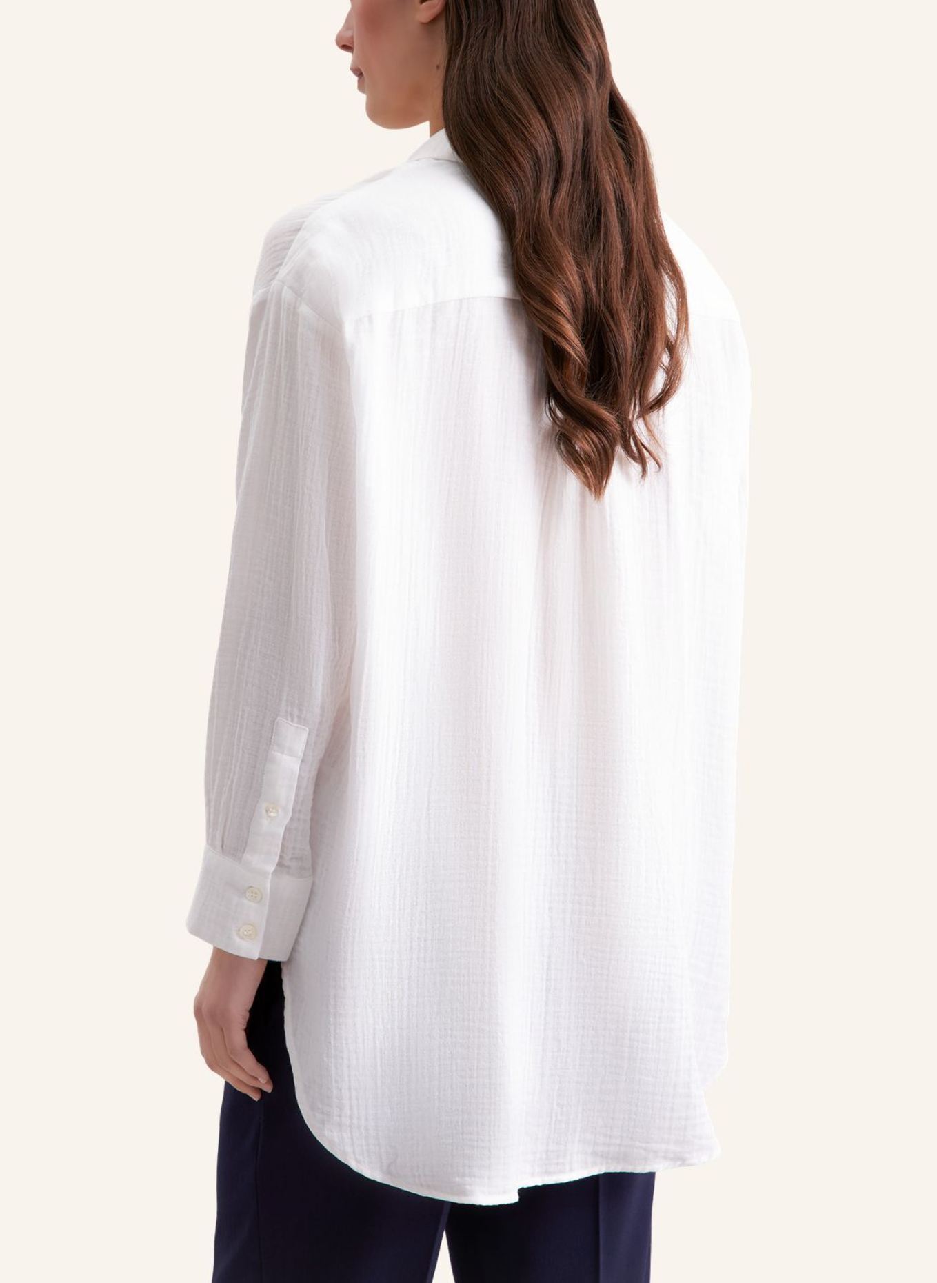 seidensticker Longbluse, Oversizebluse: WEISS