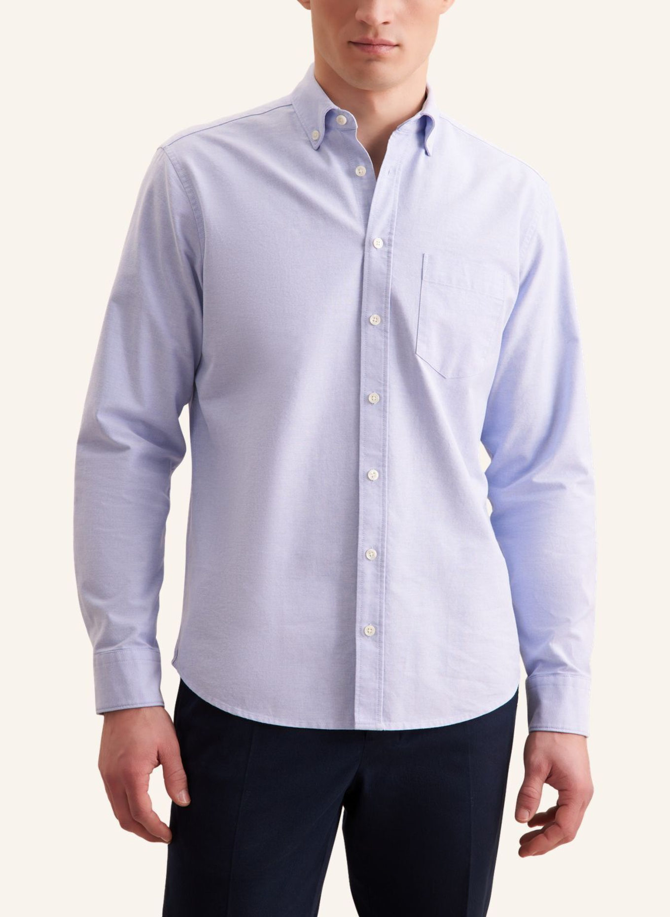 seidensticker Casual Hemd Regular Fit: BLAU