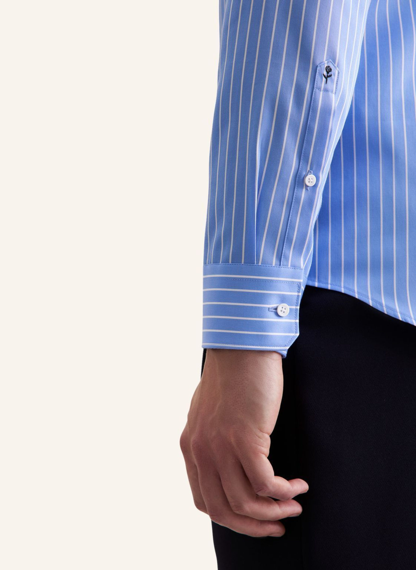 seidensticker Business Hemd Slim Fit: BLAU