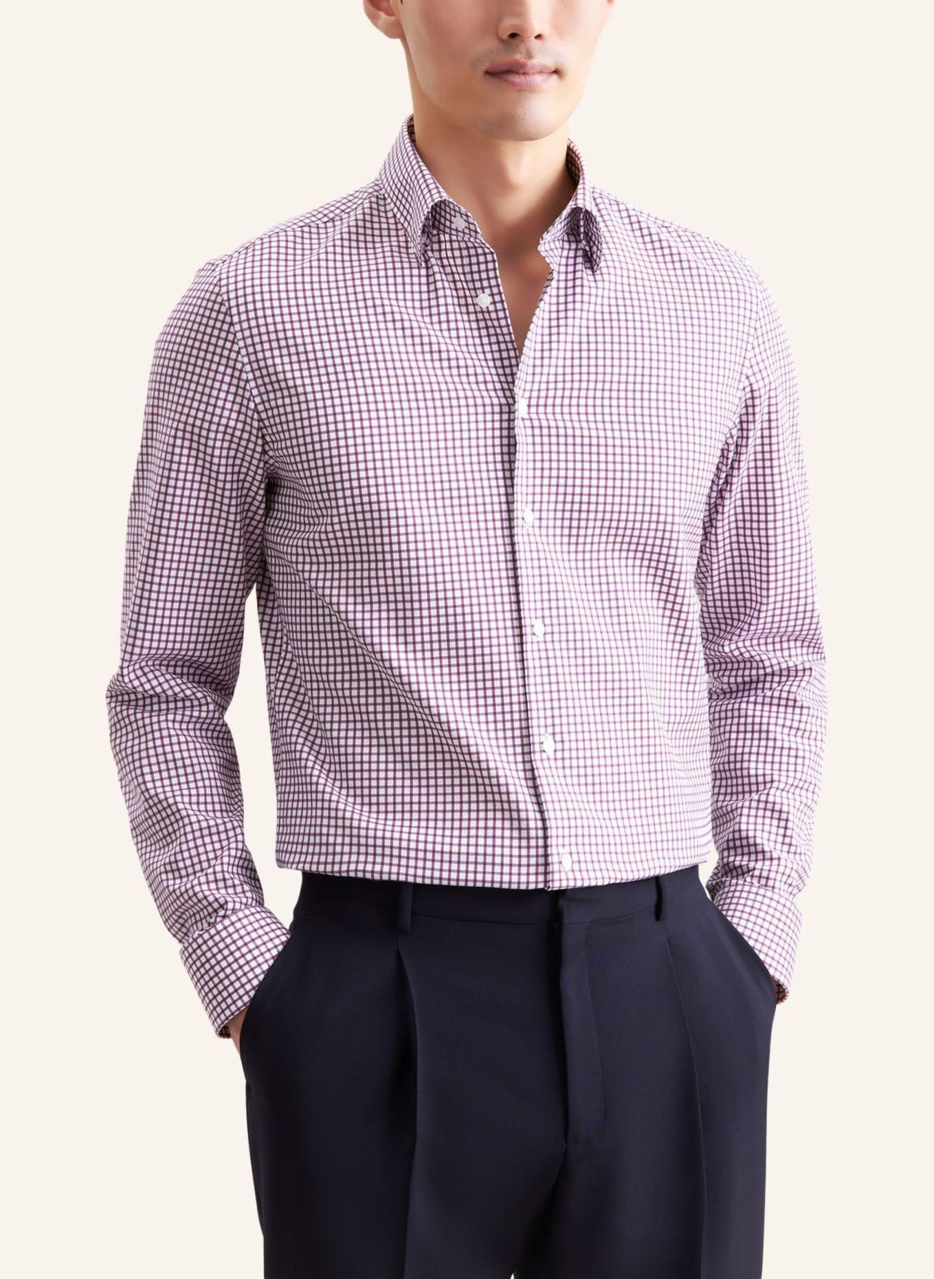 seidensticker Business Hemd,   Slim Fit: LILA