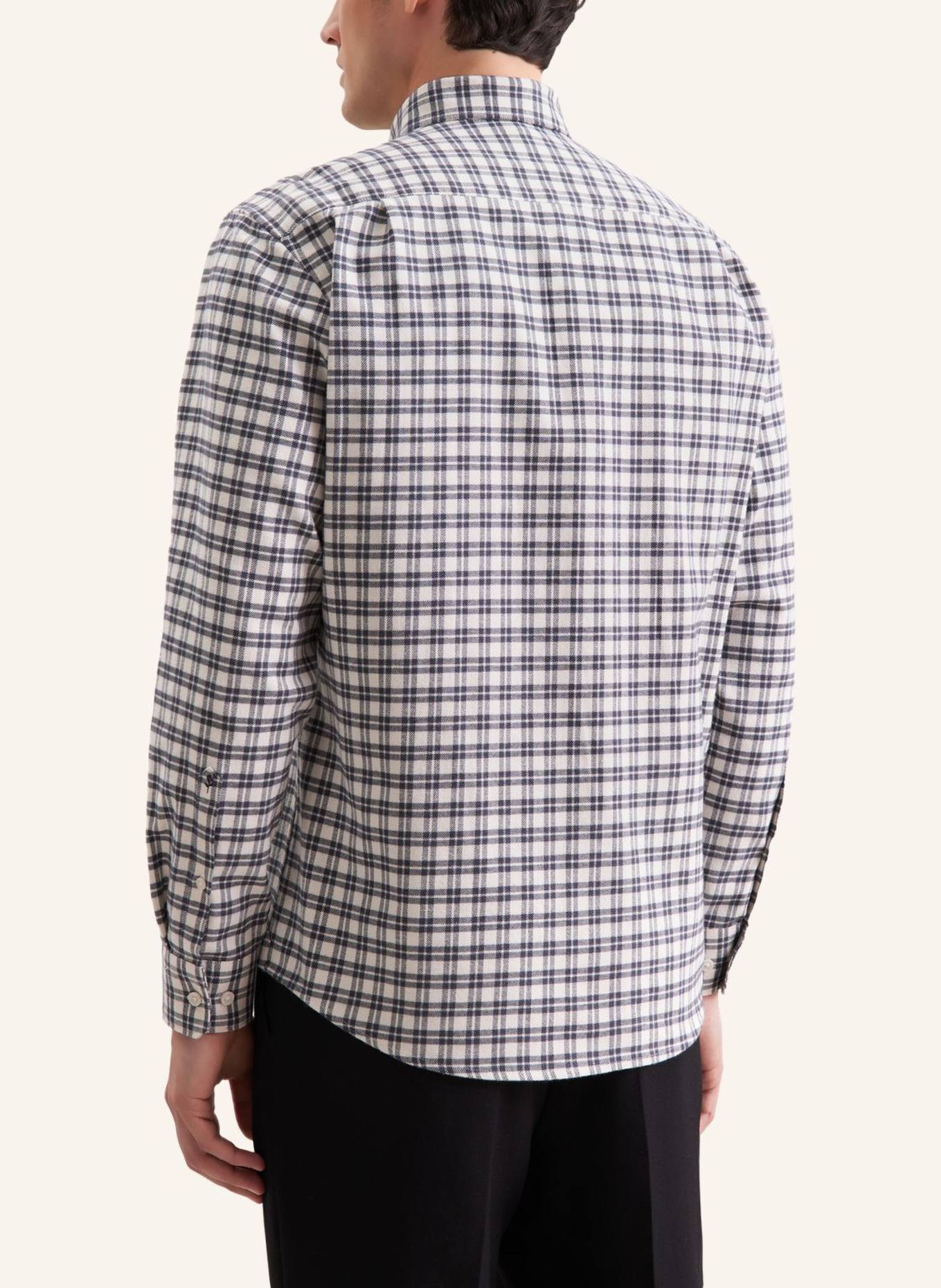 seidensticker Flanellhemd Regular Fit: GRAU