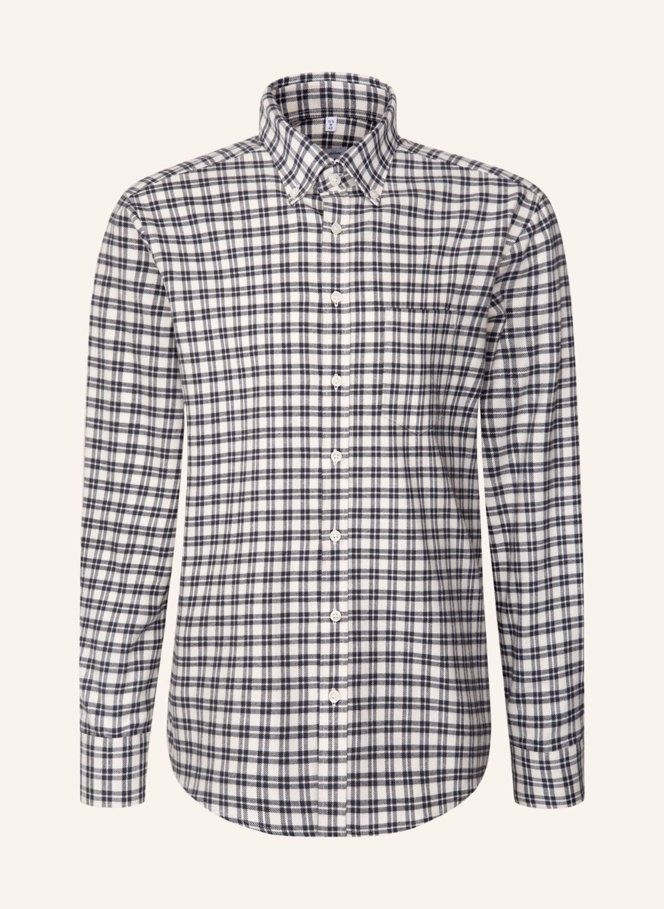 seidensticker Flanellhemd Regular Fit: GRAU