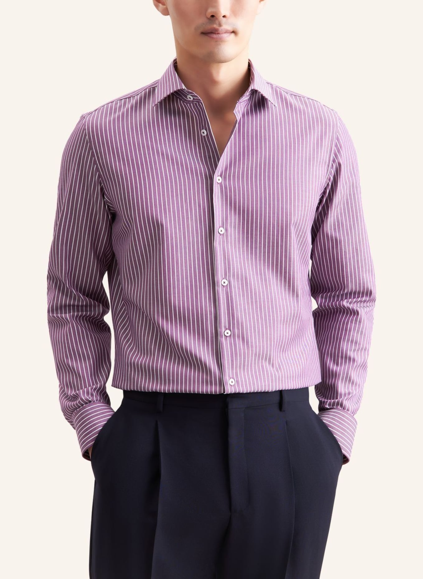 seidensticker Business Hemd Slim Fit: LILA