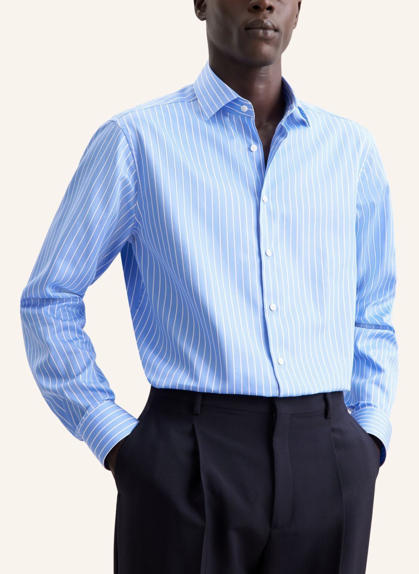 seidensticker Business Hemd Regular Fit: BLAU