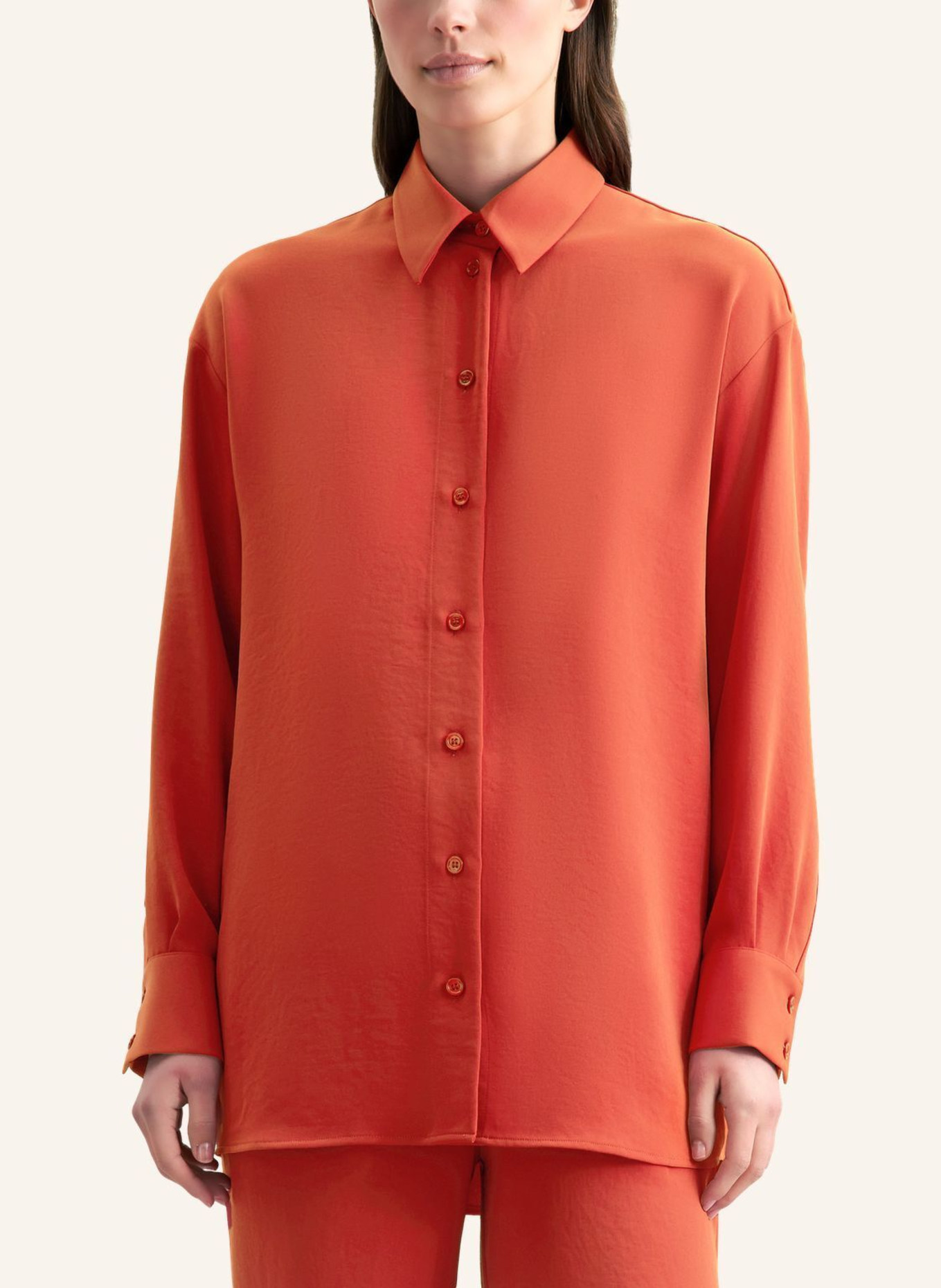 seidensticker Oversizebluse, Longbluse,: ORANGE