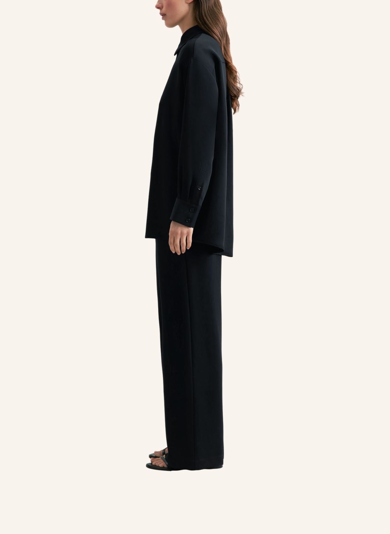 seidensticker , Oversizebluse, Longbluse: SCHWARZ